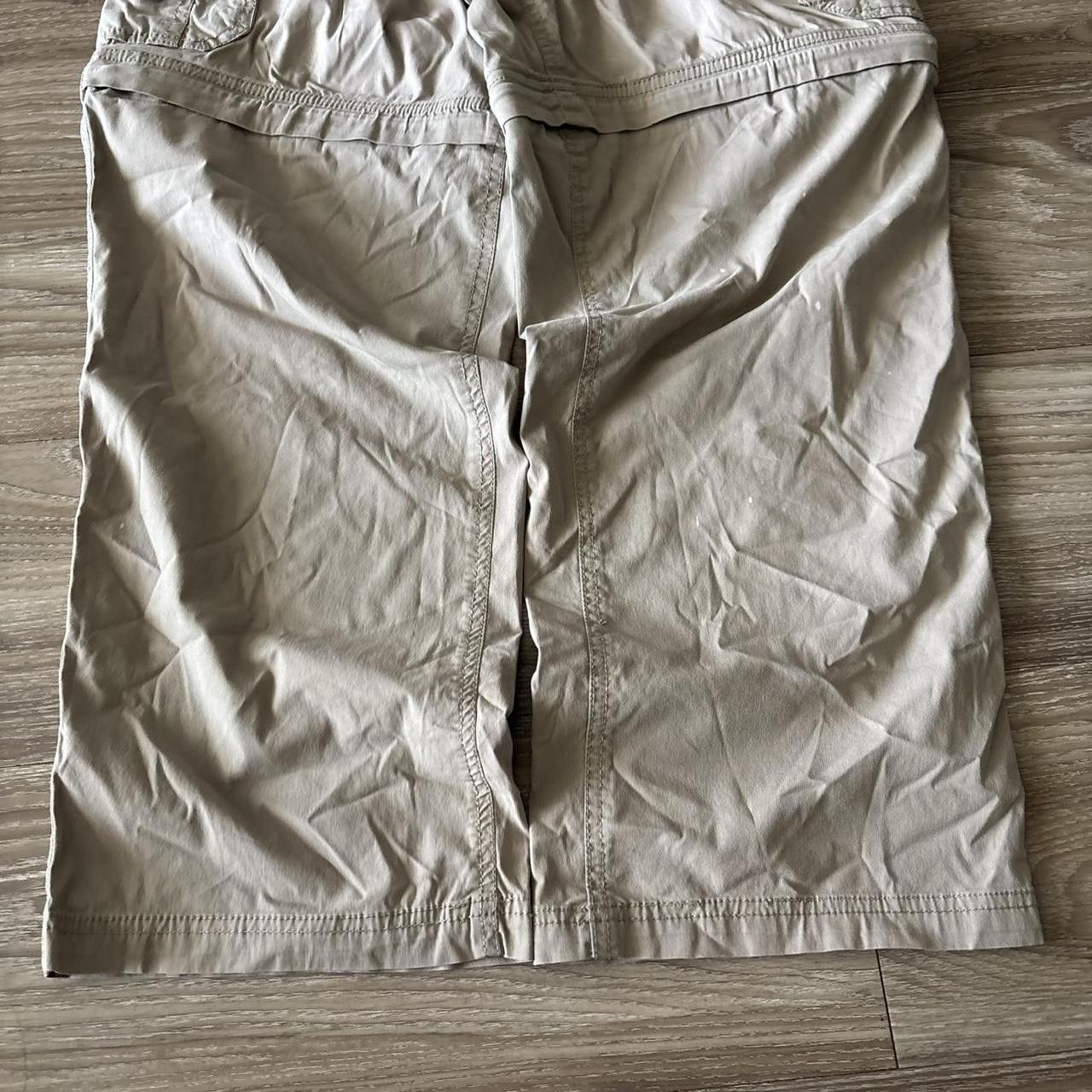 Vintage Crazy Vintage Y2K/2000s Khaki Cream Streetwear Workwear Utility Cargo Pants/Shorts! 34x30 Size US 34 / EU 50 - 7 Thumbnail