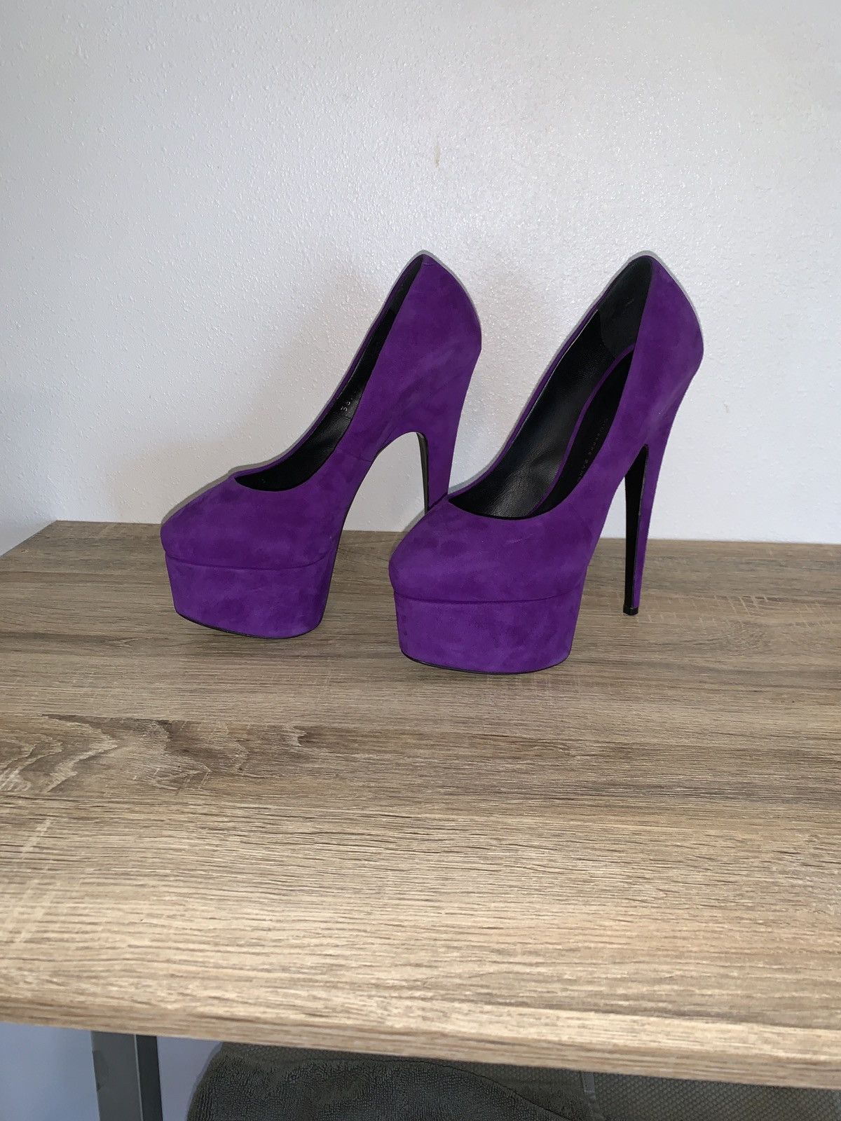 Giuseppe Zanotti GIUSEPPE ZANOTTI DESIGN Purple Platform Heels SIZE 37/ 7 Size US 7 / IT 37 - 4 Thumbnail