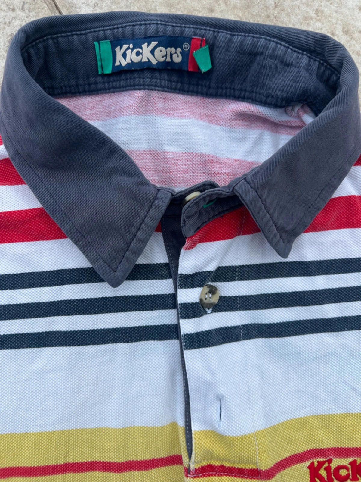 Kickers Vintage Kickers Original Striped Polo Size US M / EU 48-50 / 2 - 4 Thumbnail