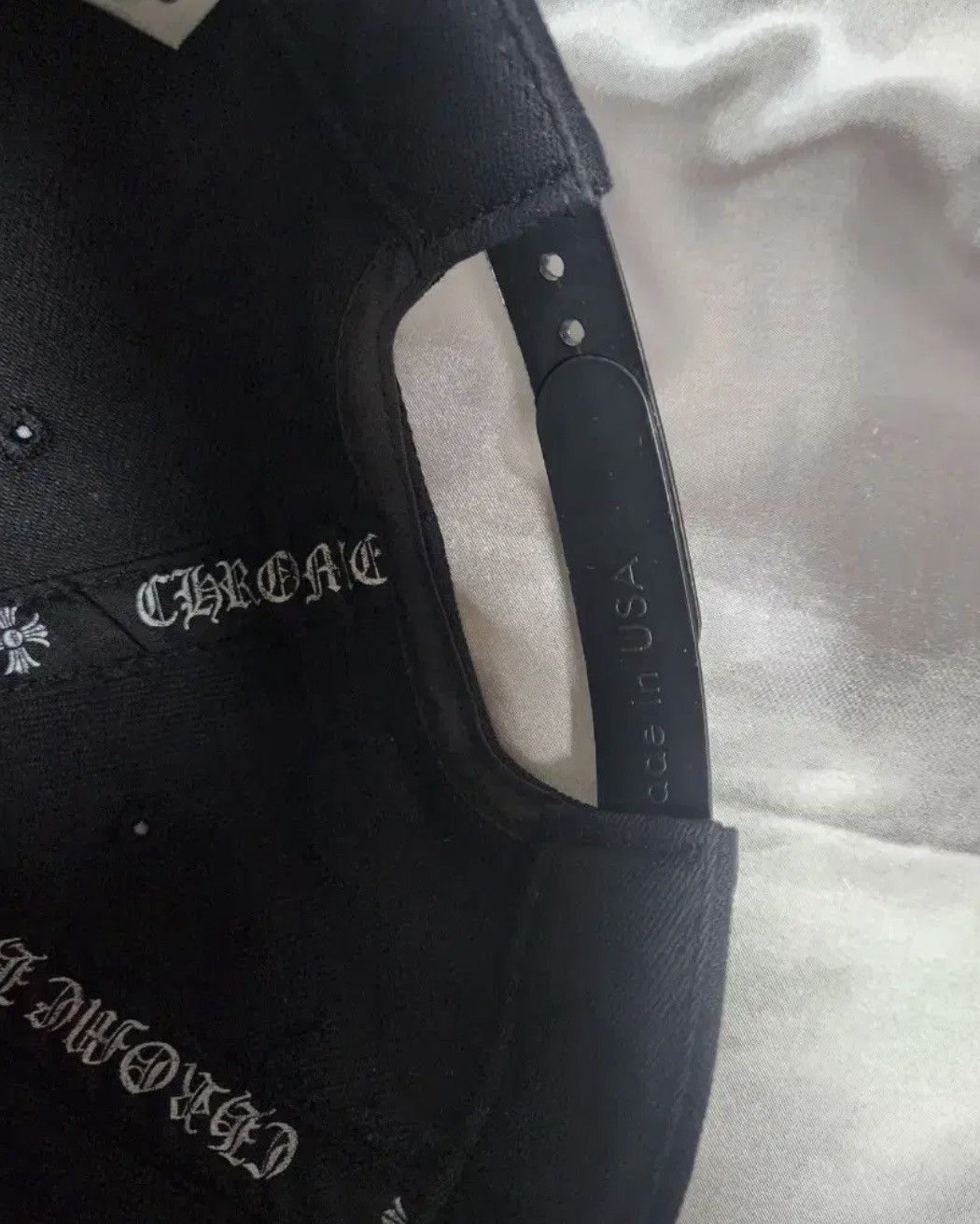Chrome Hearts Chrome Hearts Dagger Ballcap Hat Size ONE SIZE - 5 Thumbnail