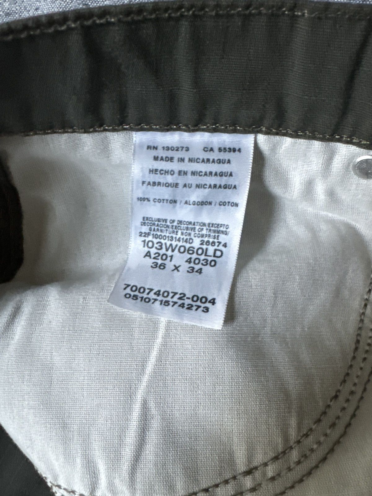 Wrangler Wrangler Ranger Green Cargo Pants Size US 36 / EU 52 - 4 Thumbnail