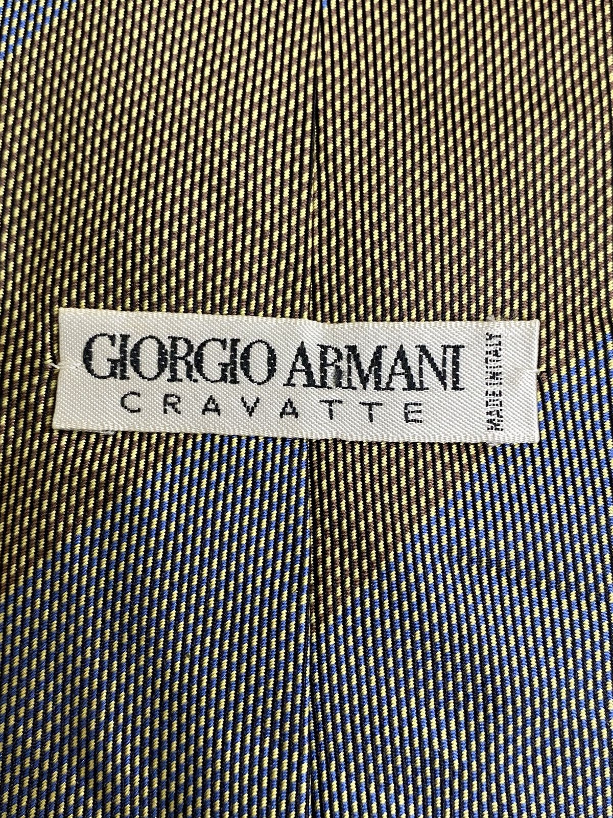 Giorgio Armani 90s Giorgio Armani Silk Tie Size ONE SIZE - 5 Thumbnail