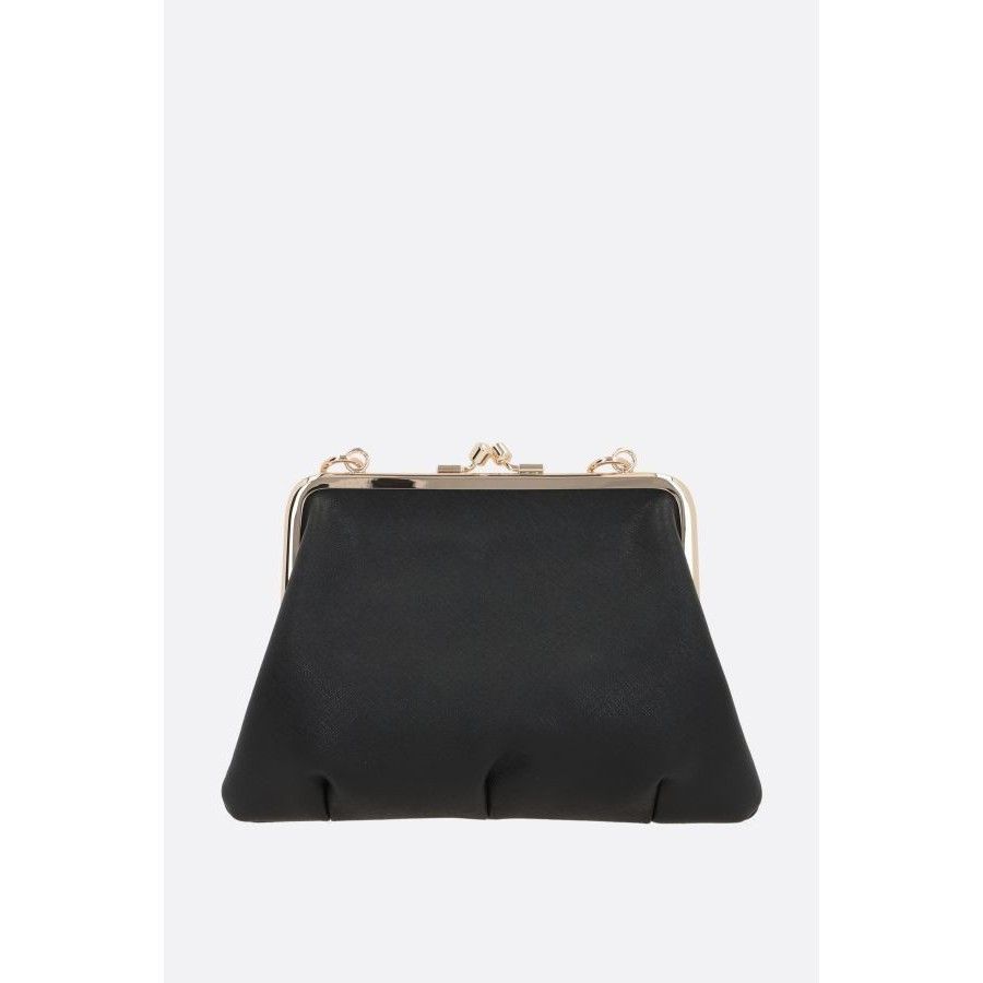 Vivienne Westwood VIVIENNE WESTWOOD Granny Frame Black Leather Bag New & Authe Size ONE SIZE - 3 Thumbnail