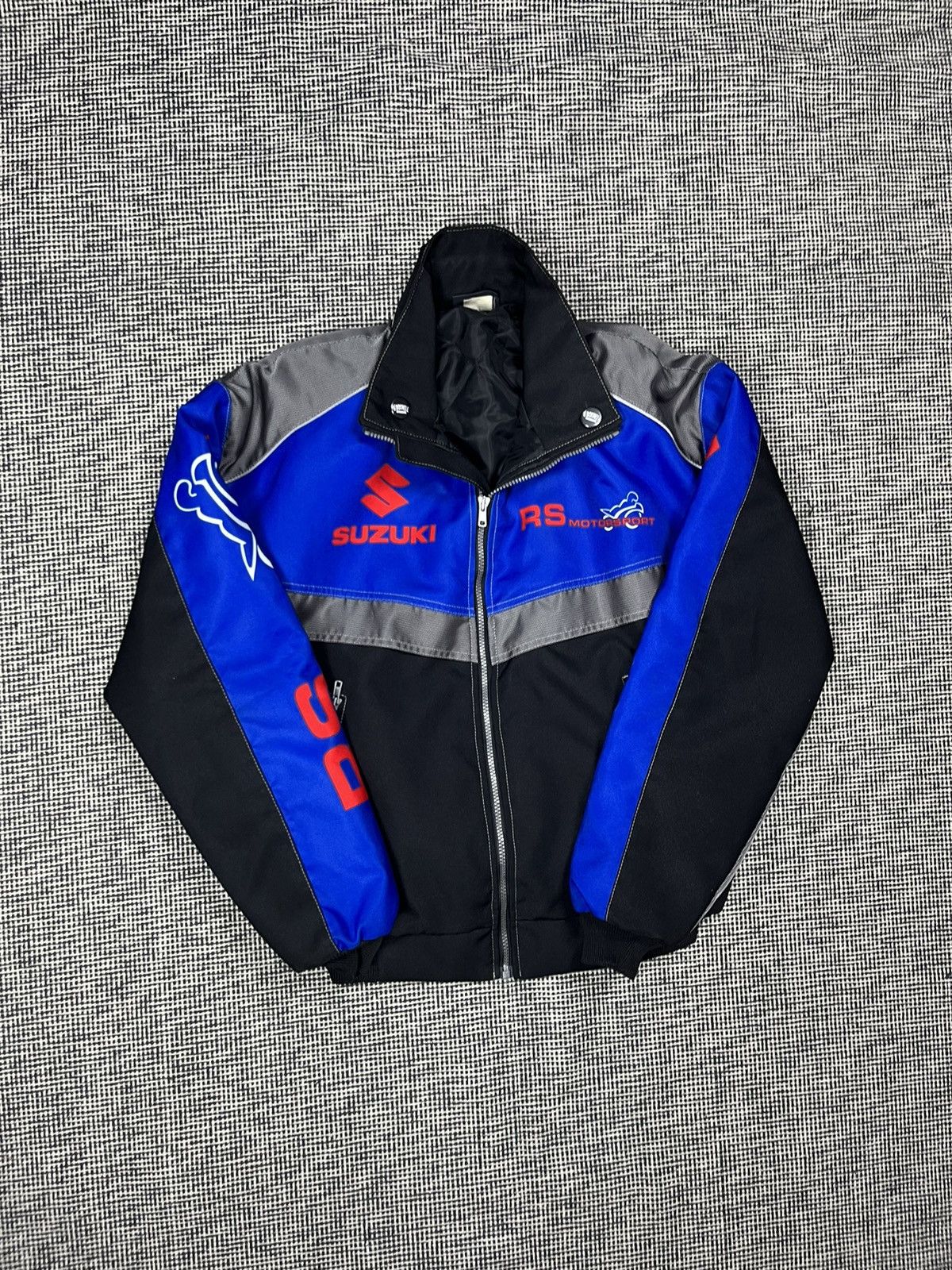 Japanese Brand Suzuki RS Motorsport vintage y2k racing bomber jacket moto Size US L / EU 52-54 / 3 - 3 Thumbnail