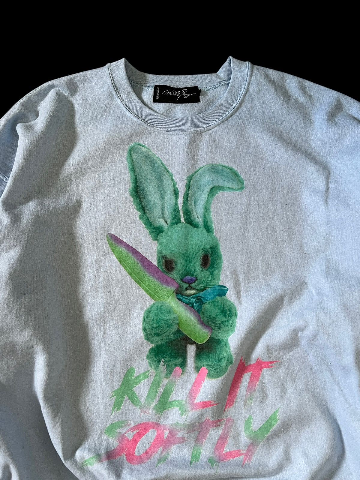 20471120 × Beauty Beast × Japanese Brand Milkboy Killer Bunny Sweatshirt Size US XXL / EU 58 / 5 - 2 Thumbnail