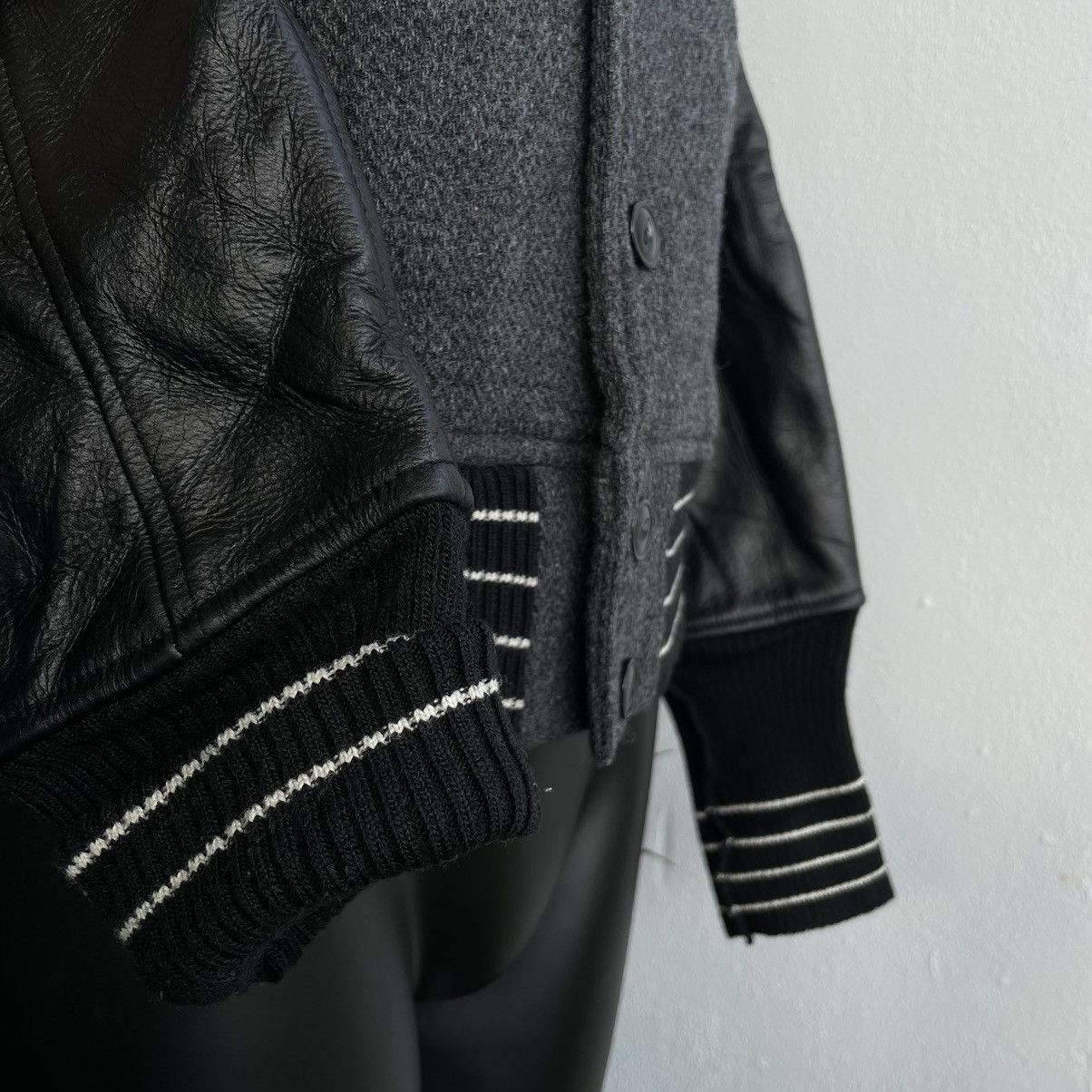 Vintage Houston.Co Varcity Jacket Leather Arm Size US M / EU 48-50 / 2 - 14 Thumbnail