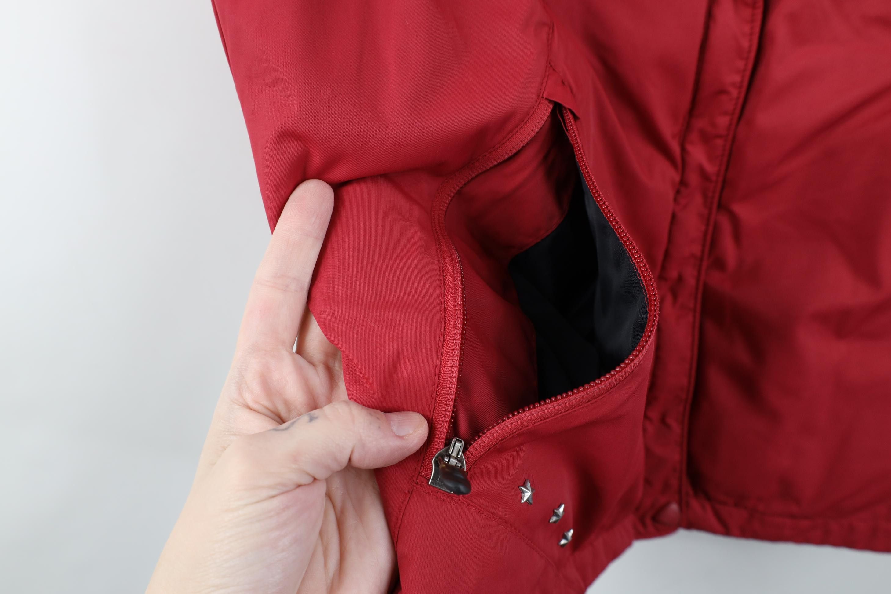 Columbia Vintage Y2K Columbia Star Duck Down Puffer Vest Jacket Red Size S / US 4 / IT 40 - 11 Thumbnail
