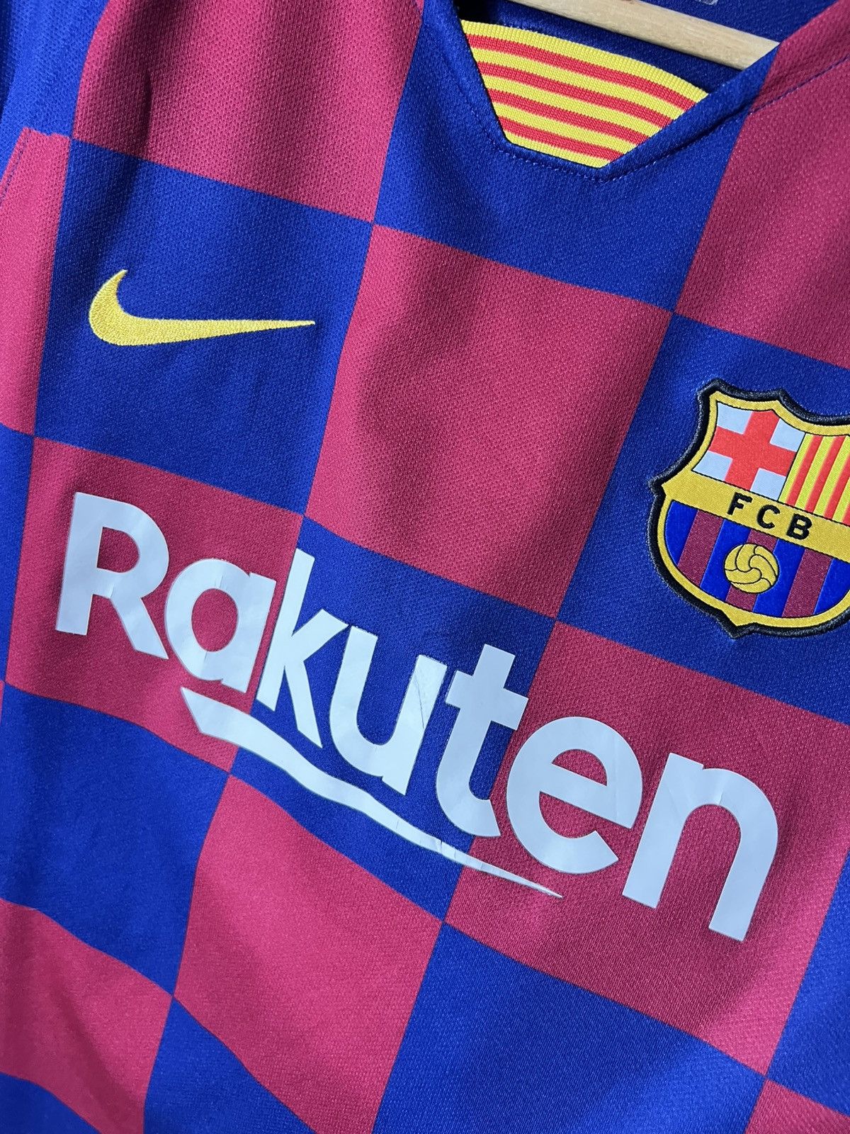 Nike ⚽️🔴🔵 Messi 10 FC Barcelona NIKE Jersey Long Sleeve Dri-Fit Size US S / EU 44-46 / 1 - 7 Thumbnail