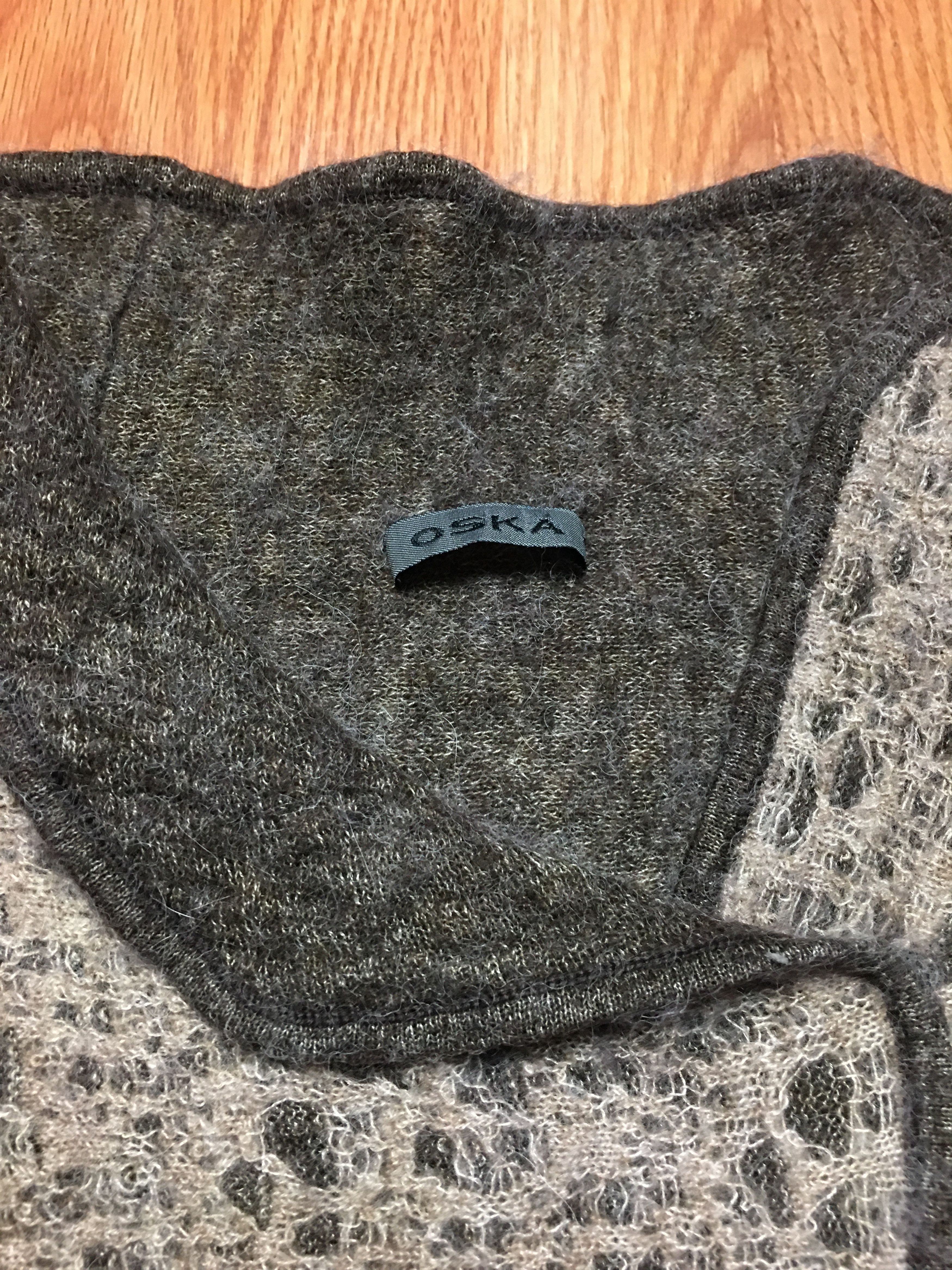 Designer × OSKA OSKA Wool Blend Angora Womens Knit Sweater Size S / US 4 / IT 40 - 7 Thumbnail