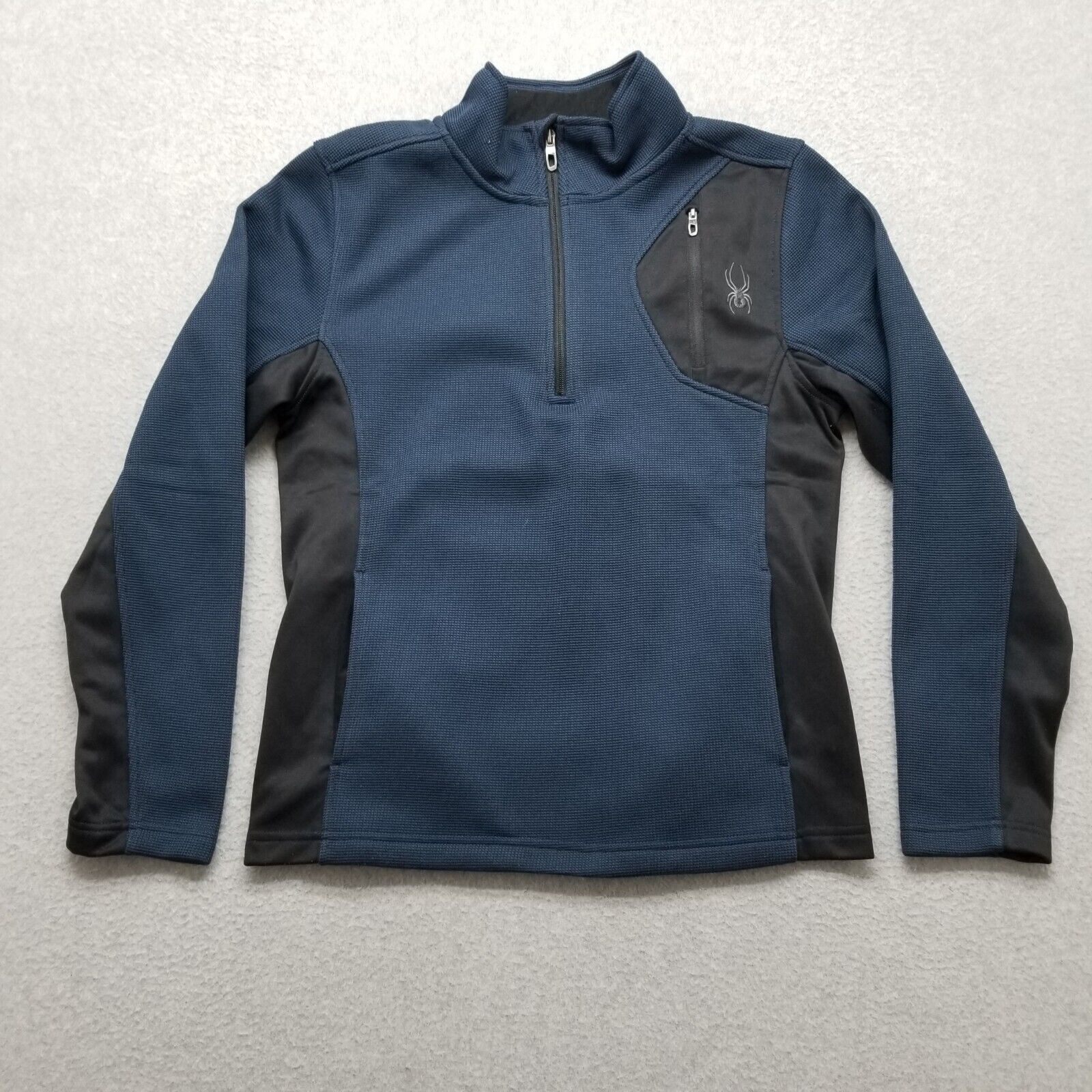 Spyder Spyder Jacket Womens Small Blue Pockets Zip Logo Pullover Size S / US 4 / IT 40 - 1 Thumbnail