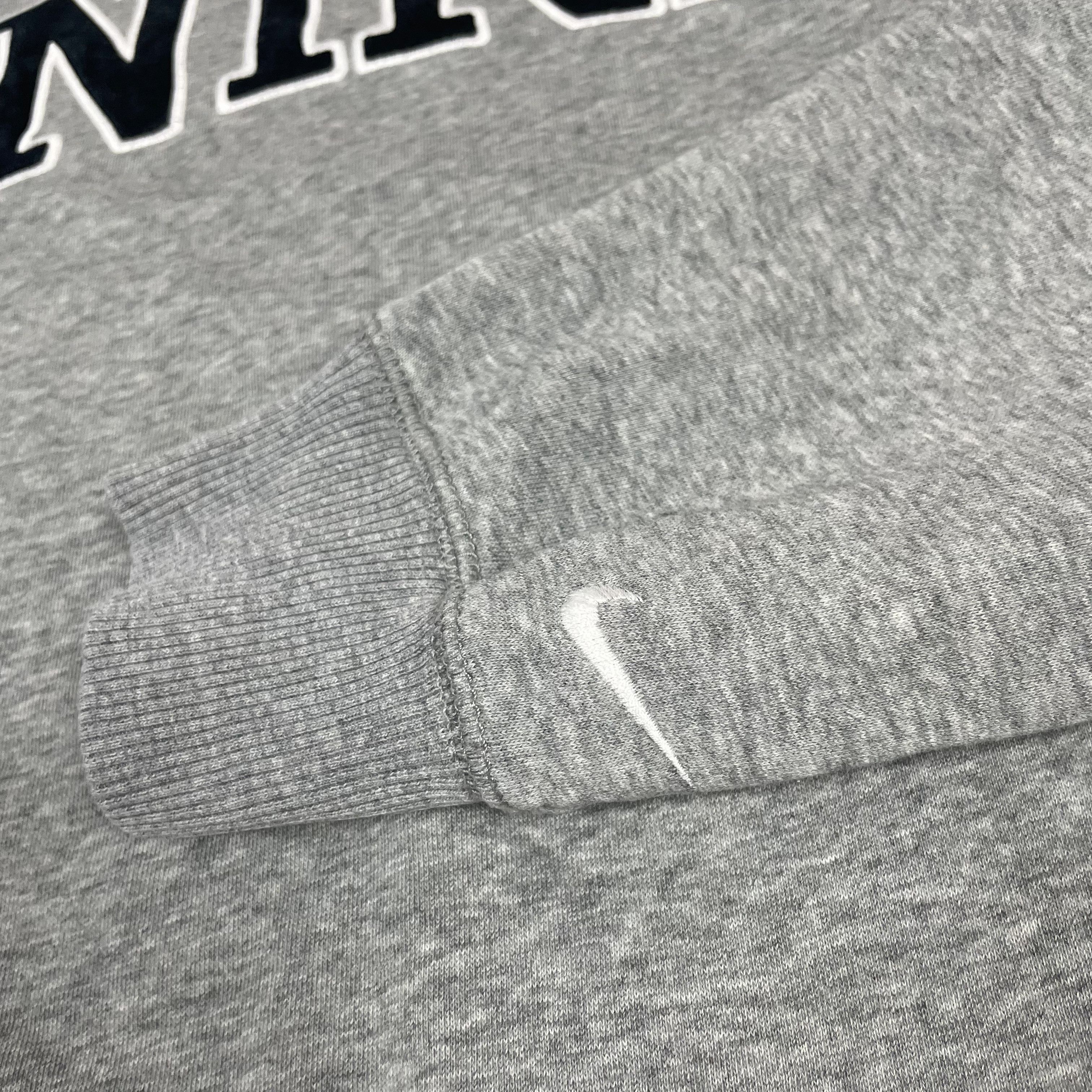 Nike Nike Men's Heather Gray Cotton Fleece Pullover Sweatshirt M Size US M / EU 48-50 / 2 - 5 Thumbnail