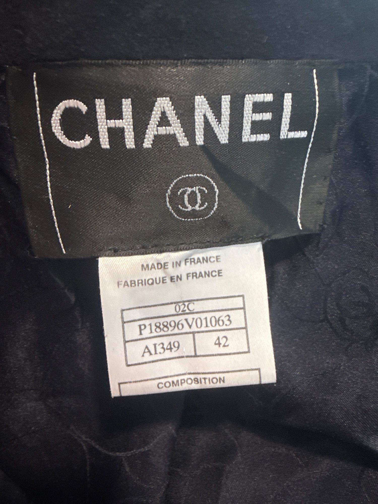 Chanel Chanel Navy Suede Goat Skin Jacket W/Silk Lining Size 42 Mad Size S / US 4 / IT 40 - 3 Thumbnail