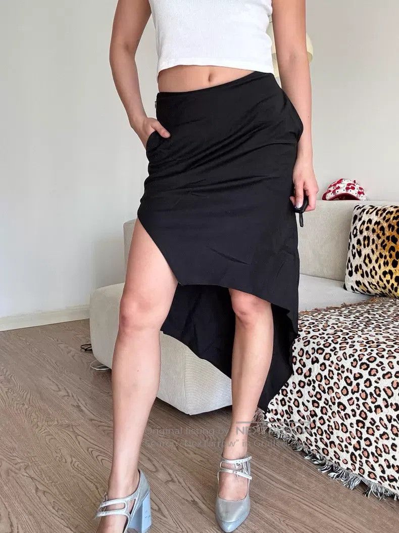 Helmut Lang Helmut Lang size 0 Black Skirt Size 24" / US 00 / IT 34 - 4 Thumbnail