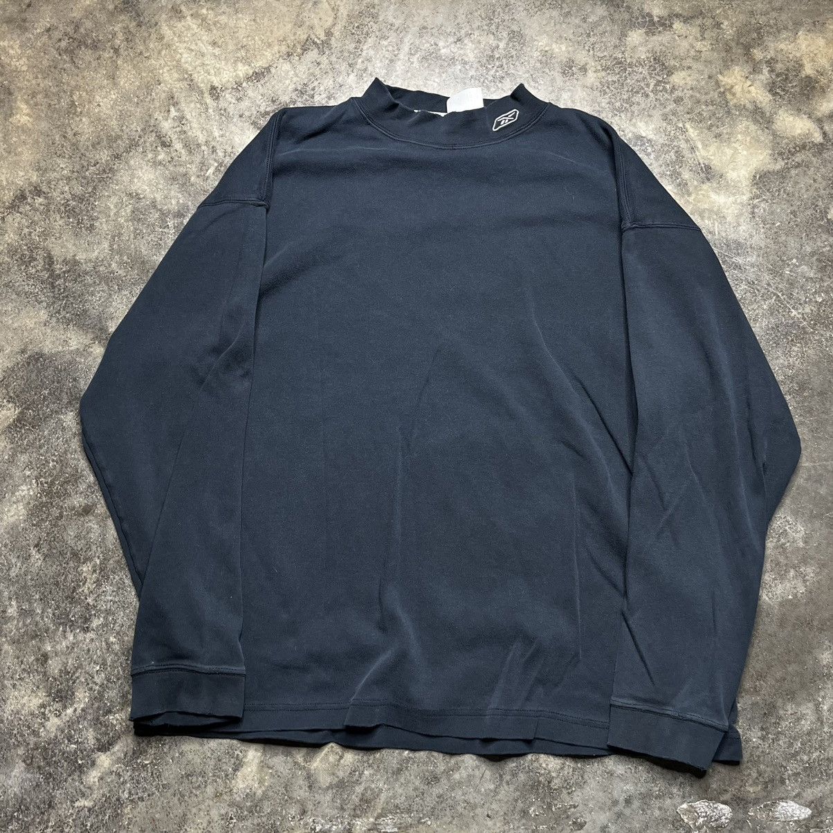 Reebok × Vintage vintage reebok thrashed distressed mockneck tshirt Size US L / EU 52-54 / 3 - 2 Thumbnail