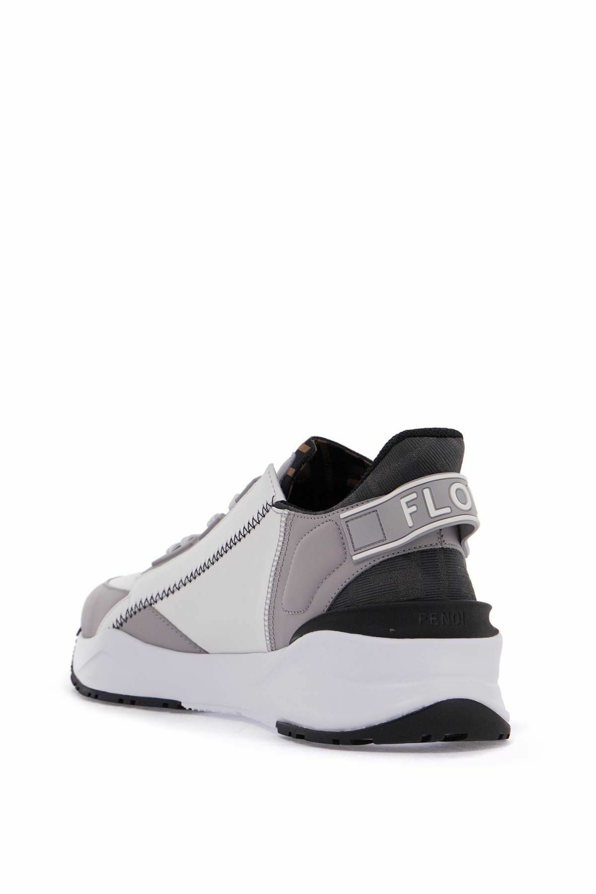 Fendi o1B3y1r0426 Flow Low-Top Sneakers in Grey Size US 11 / IT 41 - 2 Thumbnail