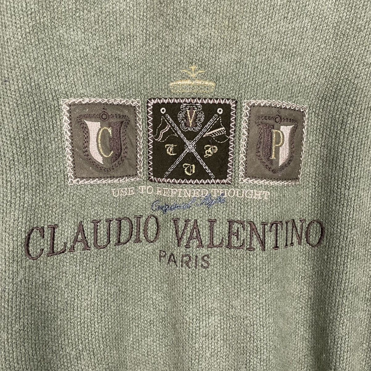 Other Claudio Valentino Oaris Big Logo Sweatshirt Size US L / EU 52-54 / 3 - 10 Thumbnail