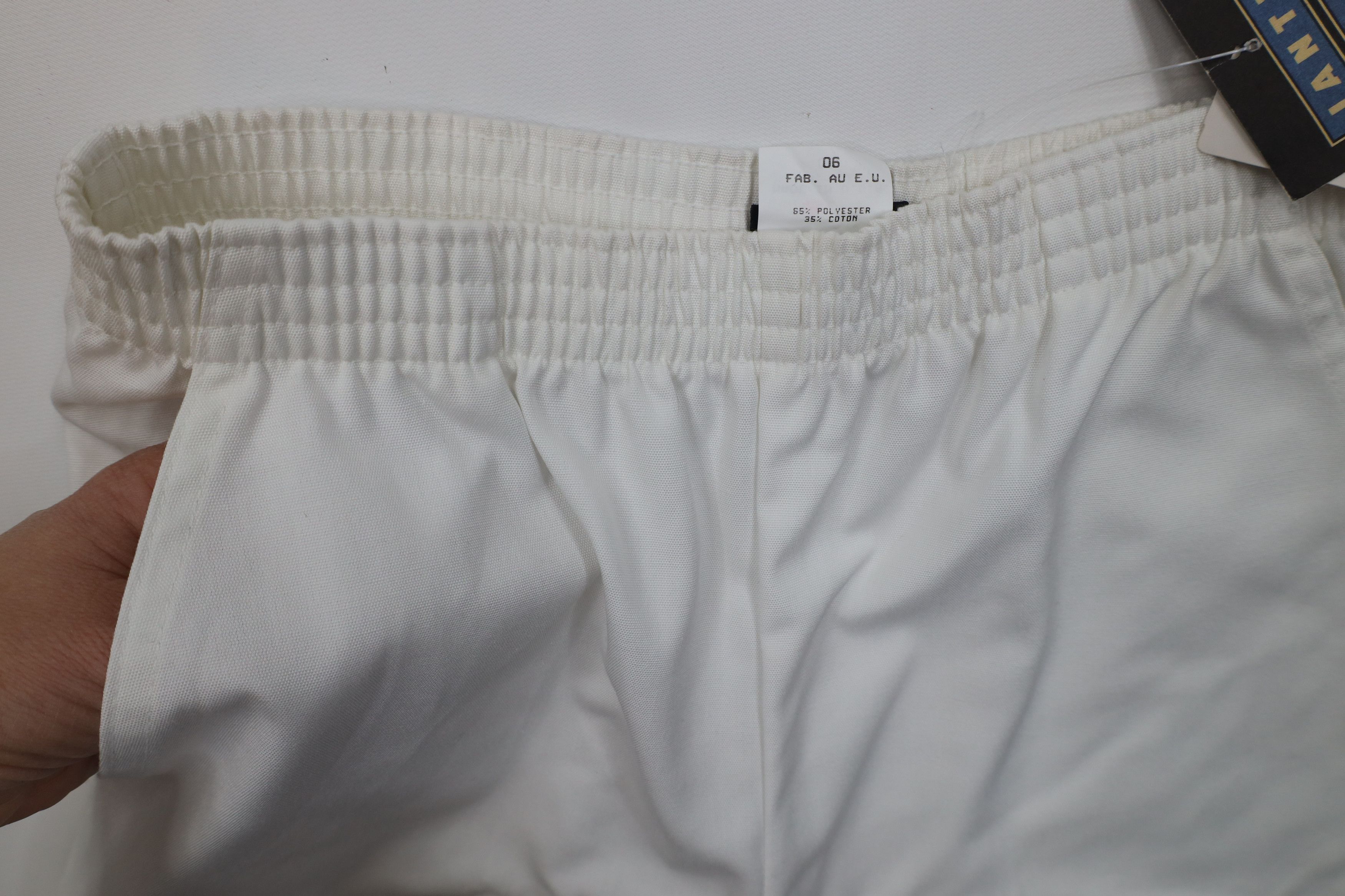 Vintage Deadstock Vintage 90s Streetwear Above Knee Shorts White USA Size 28" / US 6 / IT 42 - 7 Thumbnail