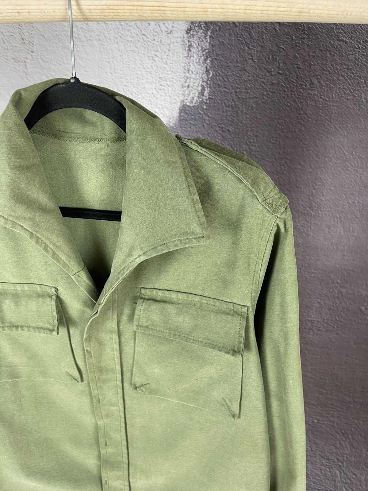 Vintage European army Vintage Real 80s-90s Military Shirt Jacket Size US M / EU 48-50 / 2 - 3 Thumbnail