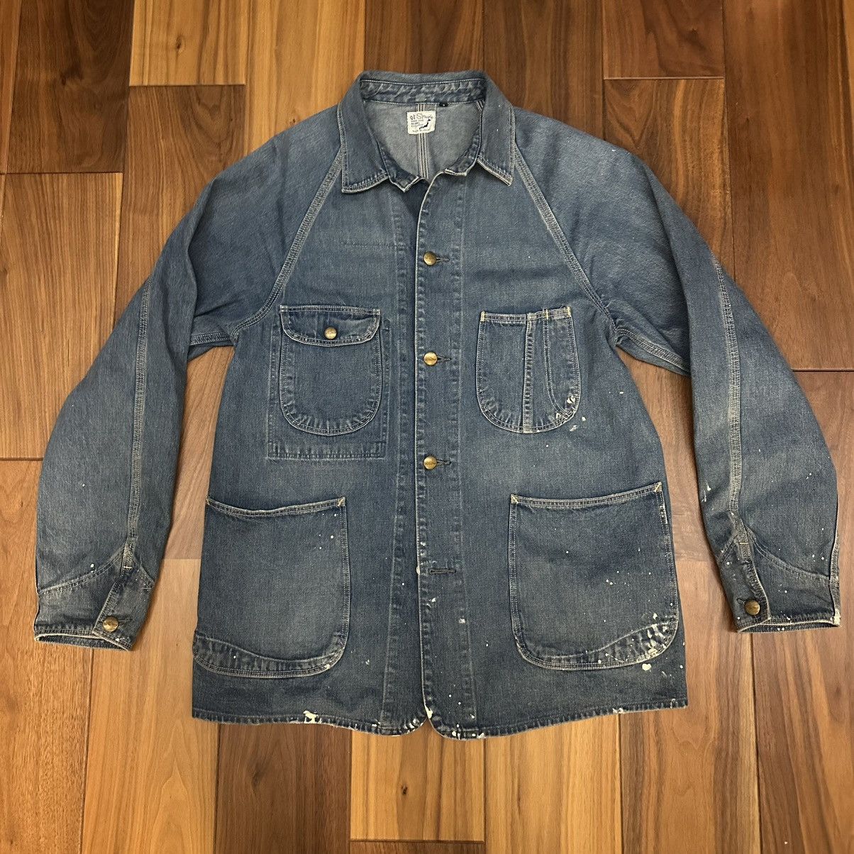 Orslow 6140 1950’S COVERALL Size 2 Made In Japan Size US M / EU 48-50 / 2 - 1 Thumbnail