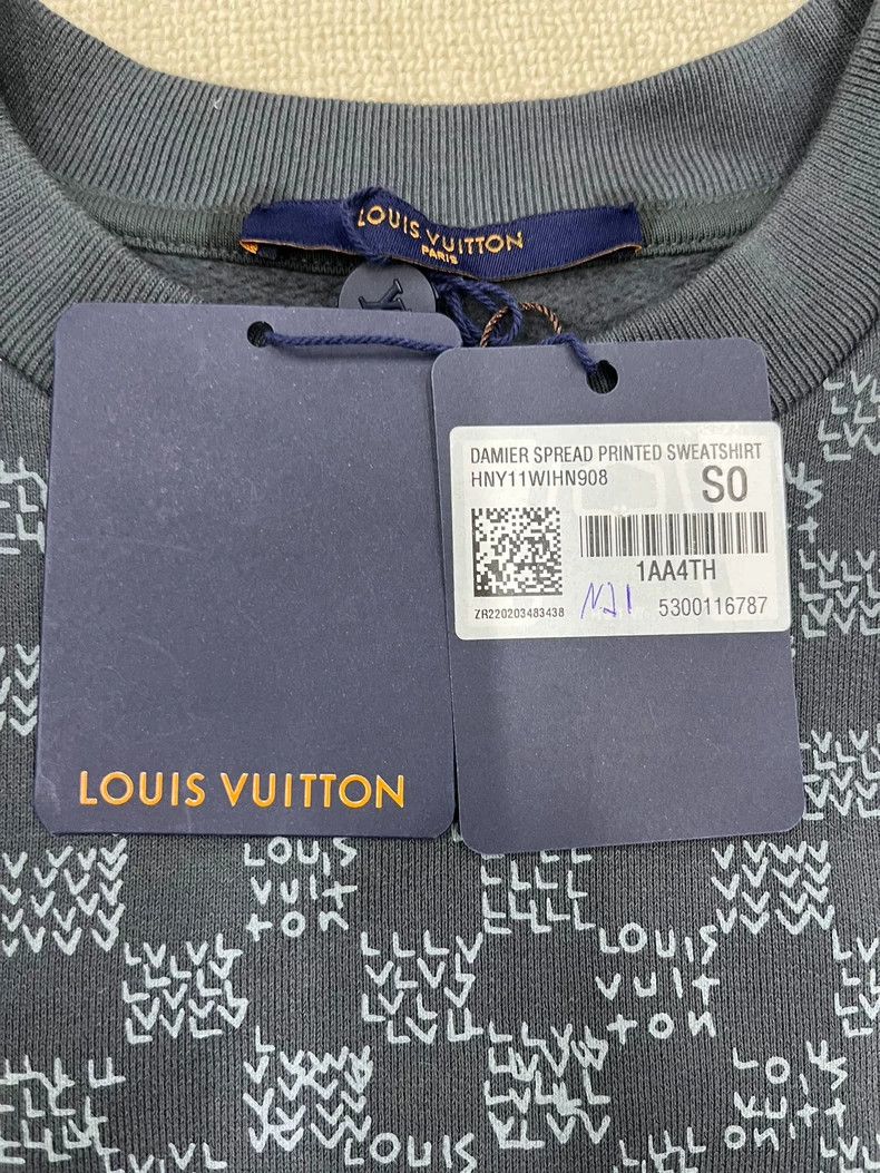 Louis Vuitton Louis Vuitton FW22 checked print color-block crewneck sport Size US S / EU 44-46 / 1 - 4 Thumbnail