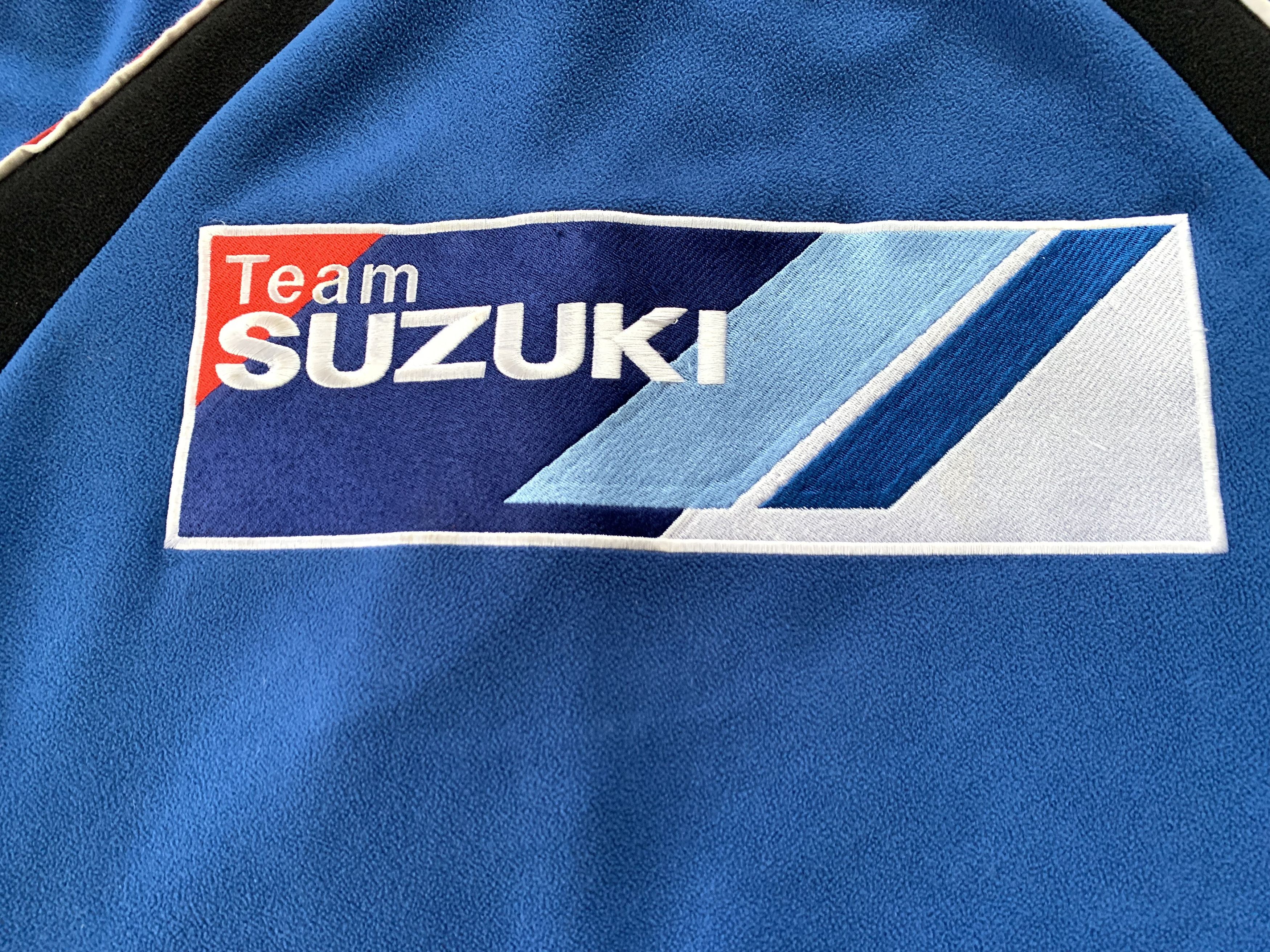 Vintage Vintage Suzuki Team GSX-R Fleece Full Zip Jacket Size US S / EU 44-46 / 1 - 6 Thumbnail