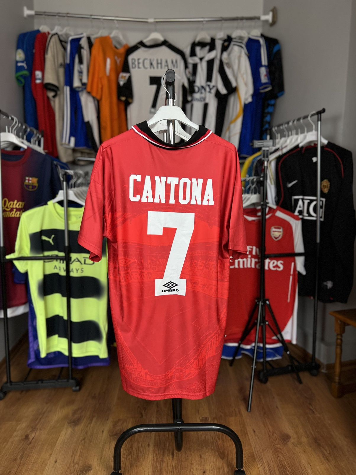 Umbro Jersey Umbro Manchester United 1994/95 Cantona #7 Size US L / EU 52-54 / 3 - 1 Thumbnail