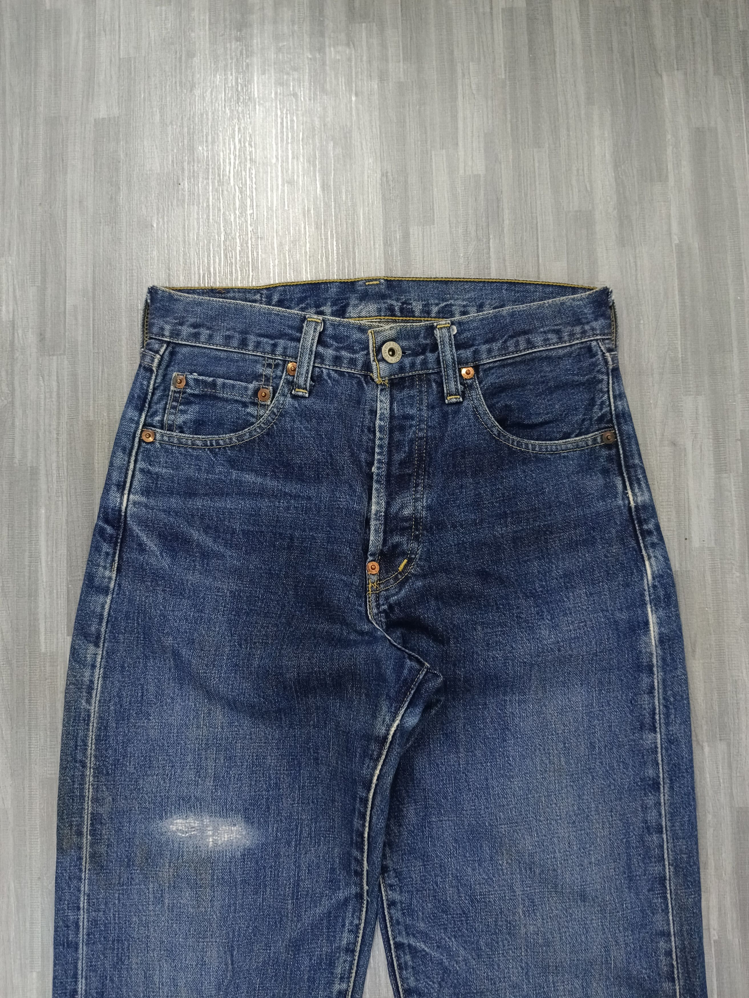 Levi's VINTAGE 90s LEVIS 702 SELVEDGE BUCKLE BELT Size US 27 - 4 Thumbnail