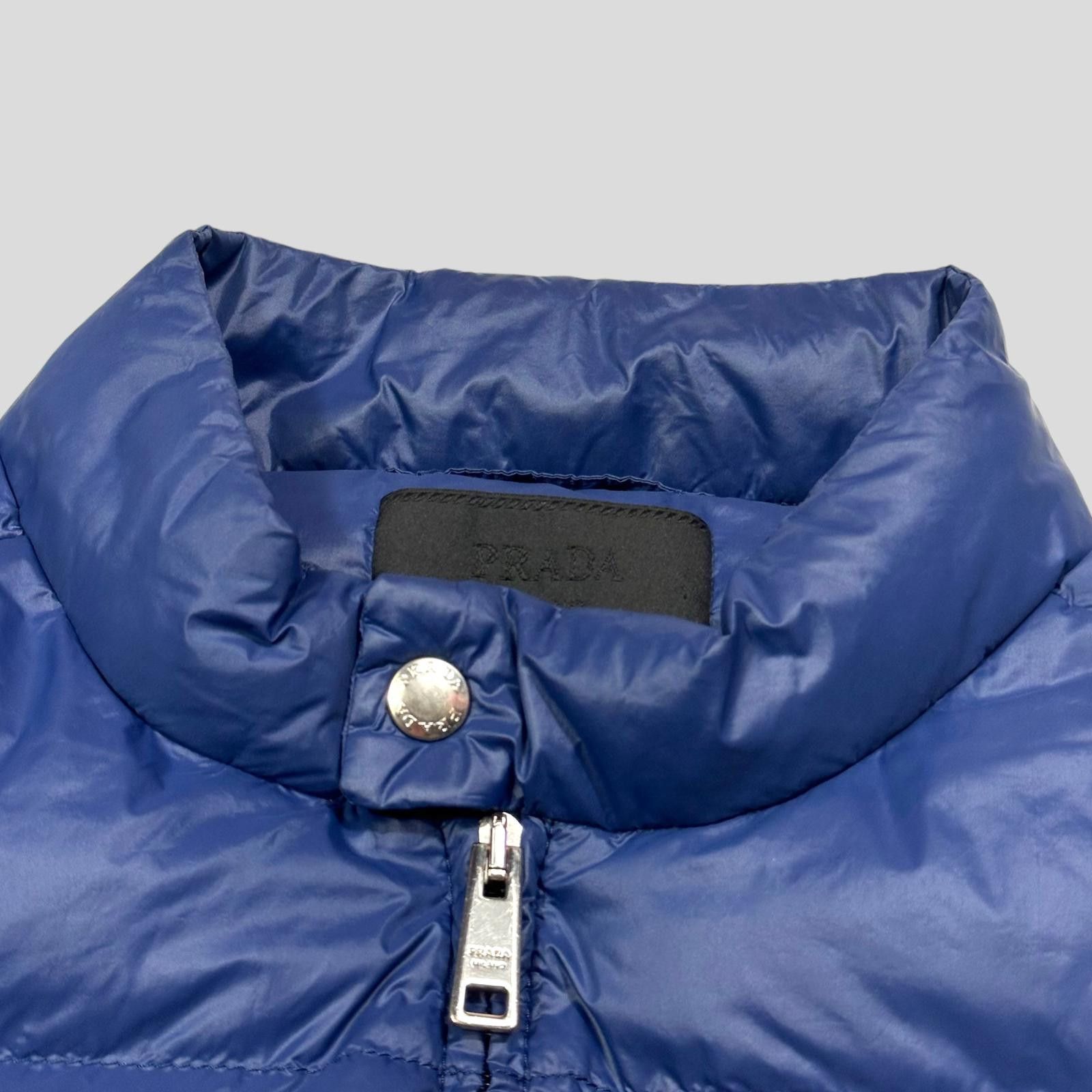 Prada Prada 2017 Plaque Logo Nylon Down Puffer Jacket - IT58 L/XL Size US L / EU 52-54 / 3 - 4 Thumbnail