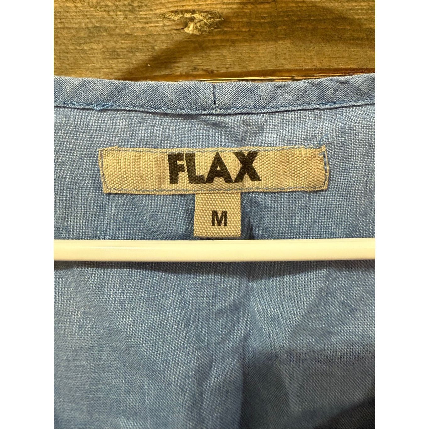 FLAX Flax NWOT blue linen sleeveless top size medium Size M / US 6-8 / IT 42-44 - 4 Thumbnail