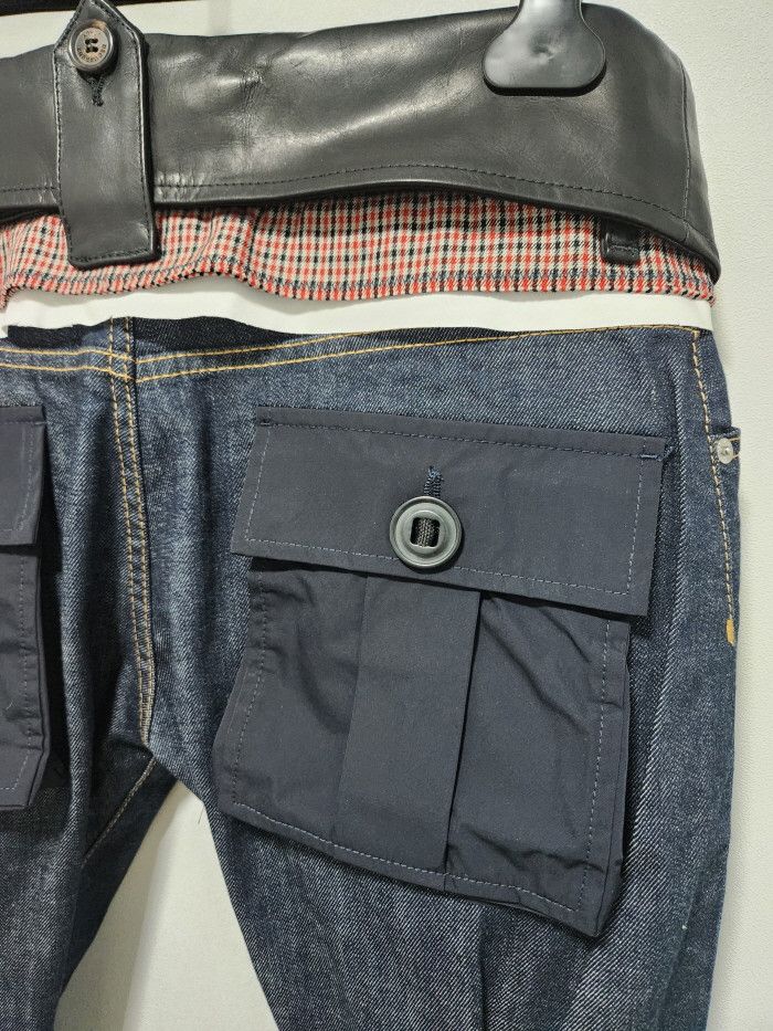 Dsquared2 DSQUARED2 컬렉션피스 LEATHER INSERTS JEANS Size 28" / US 6 / IT 42 - 8 Thumbnail