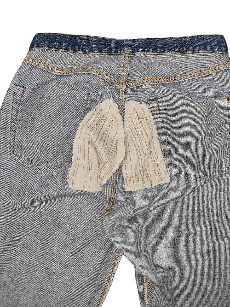 Levi's Rare 60's Vintage Levi's 501 Redline Selvedge, Button No 6 Size US 29 - 18 Thumbnail