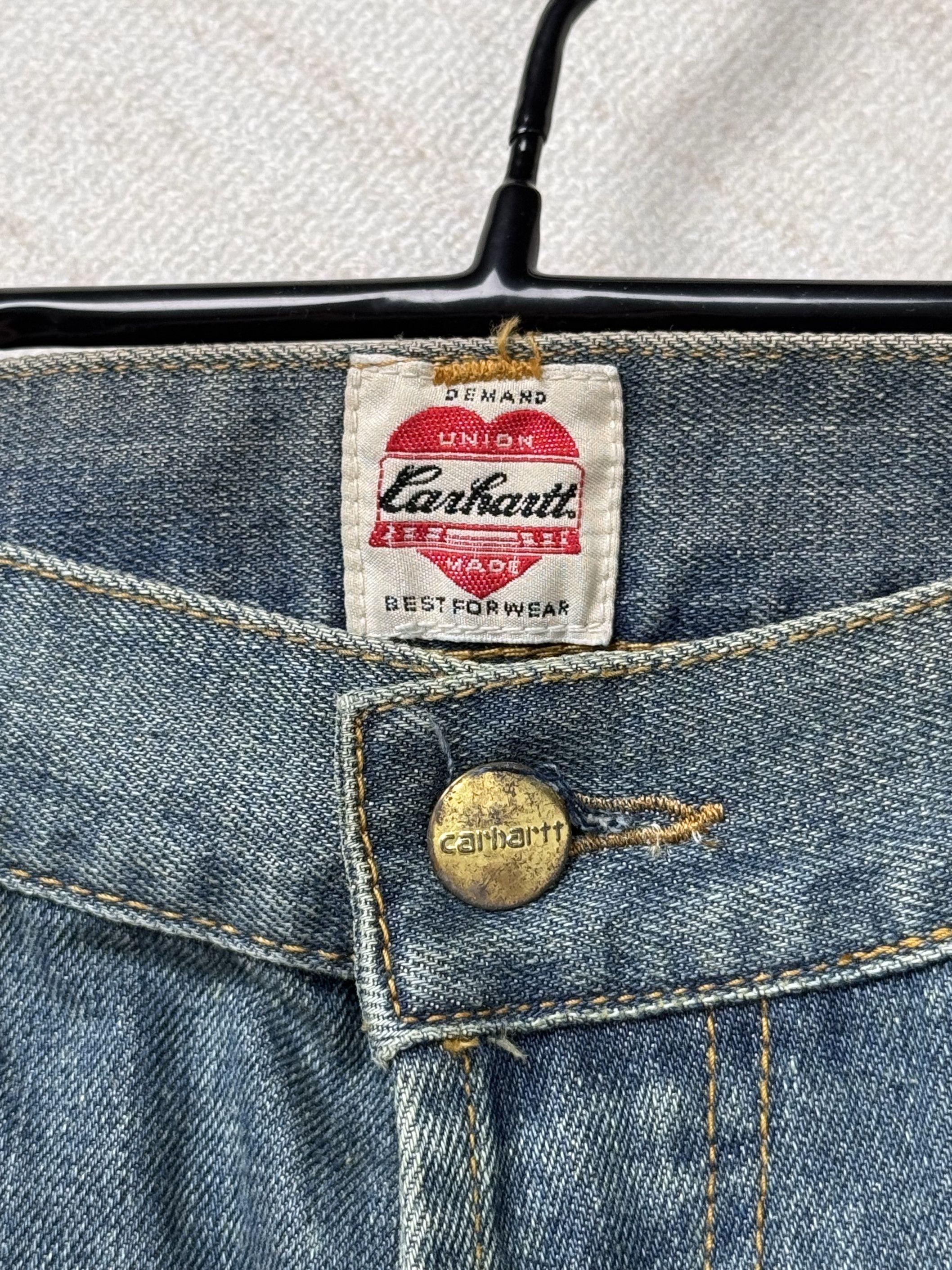 Carhartt × Vintage UNWORN* CARHARTT LOGGER CARPENTER PANT LIGHT WASH Size US 32 / EU 48 - 7 Thumbnail