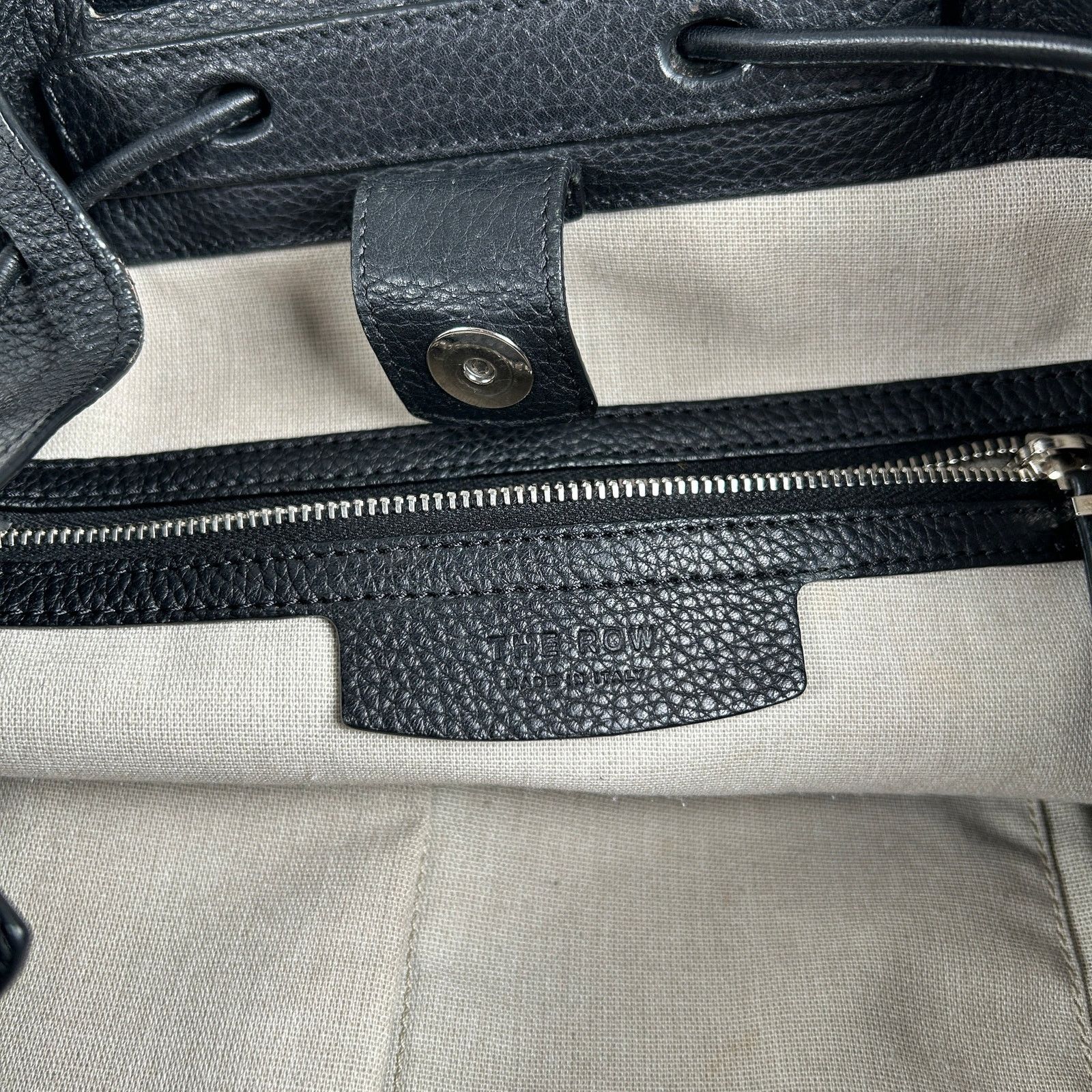 The Row The Row Black Leather Bucket 10 Backpack Size ONE SIZE - 13 Thumbnail