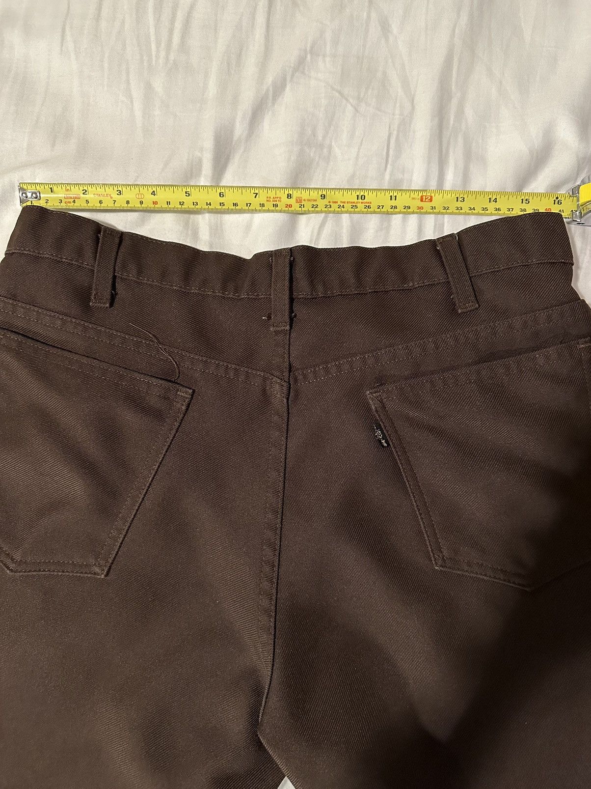 Levi's Vintage 90s Levi’s Black Tab Brown Sta-Prest Pants Size US 33 - 3 Thumbnail