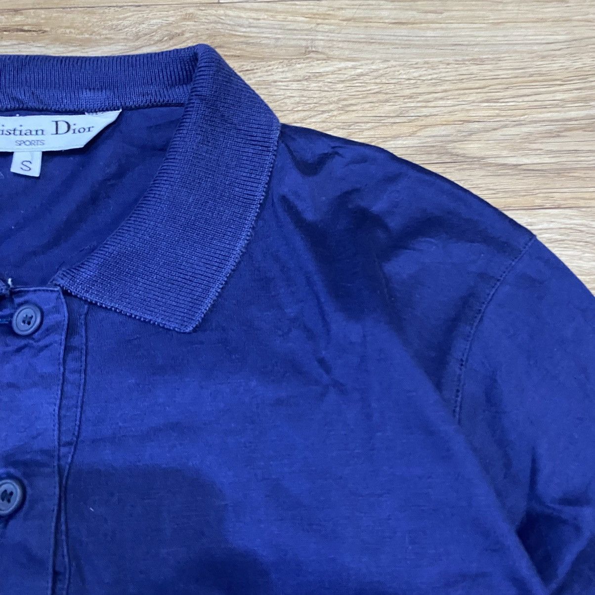 Christian Dior Monsieur Cristian Dior Sports Long Sleeve Half Button Up Size S / US 4 / IT 40 - 8 Thumbnail
