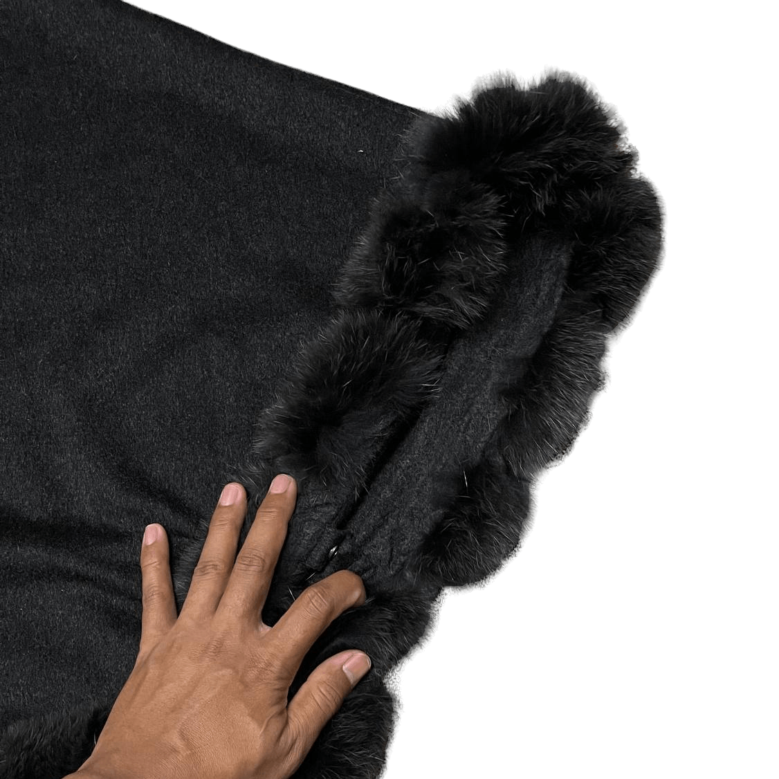 Sagafurs Archive Rare Saga Fox Furs Capes Cashmere 100% Size US L / EU 52-54 / 3 - 6 Thumbnail