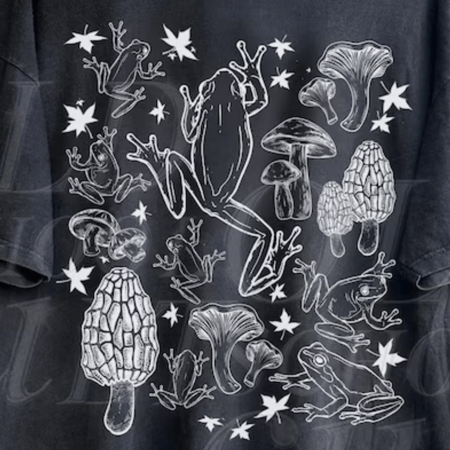 Japanese Brand × Vintage Frogs And Mushrooms Vintage Style Shirt, Retro Shirt Size US L / EU 52-54 / 3 - 2 Thumbnail
