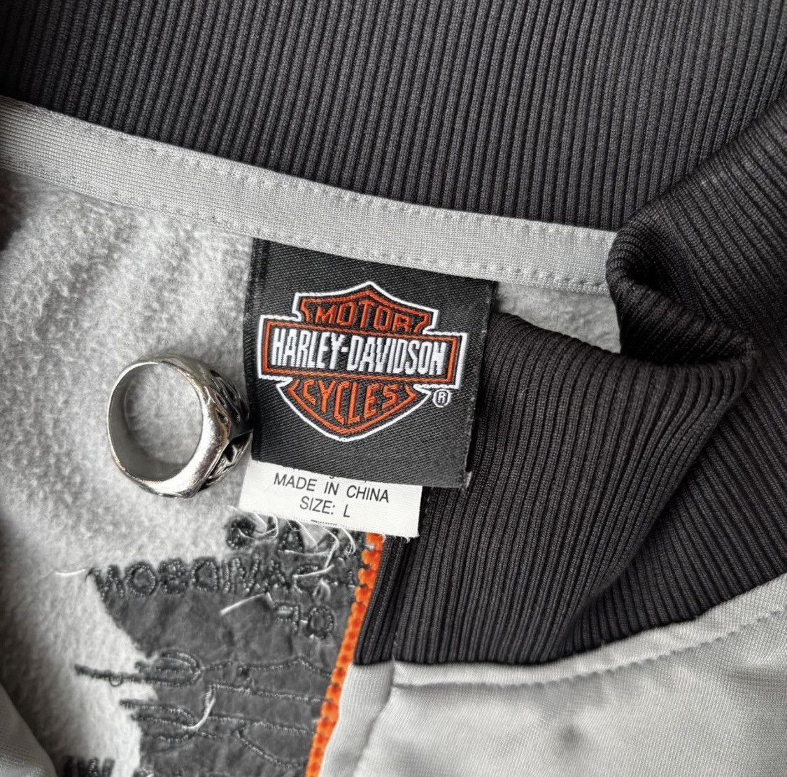 Harley Davidson Harley davidson vintage y2k large riding jacket Size US L / EU 52-54 / 3 - 3 Thumbnail