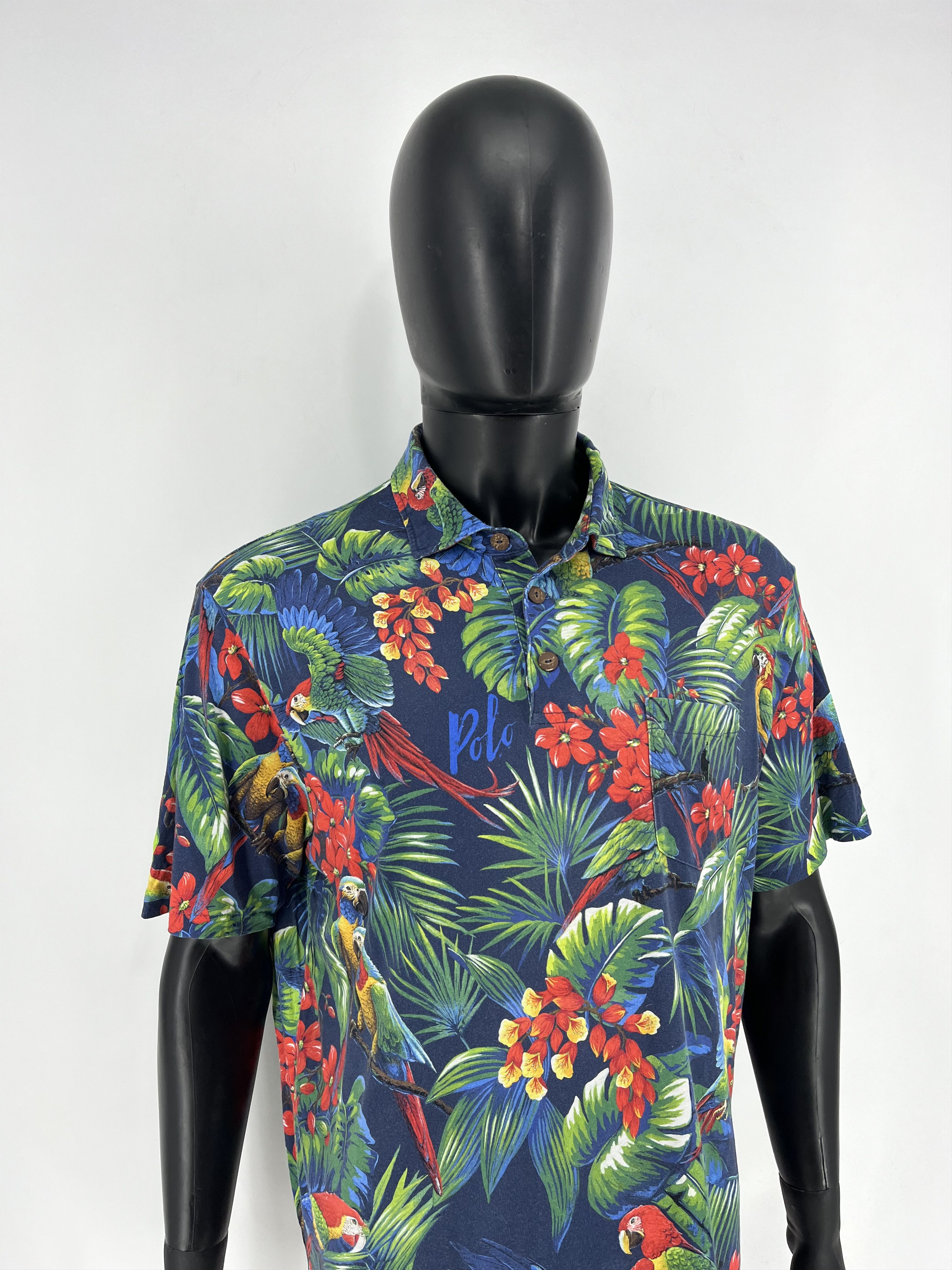 Polo Ralph Lauren Polo Ralph Lauren Men Classic Fit Hawaiian Tropical Parrot Size US L / EU 52-54 / 3 - 4 Thumbnail