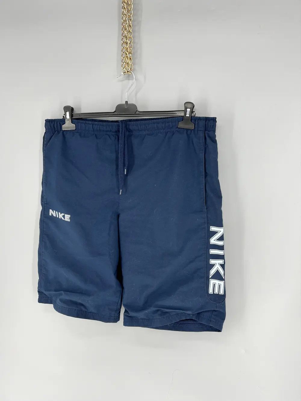 Nike 90s Vintage Nike Swoosh Logo Shorts Travis Style Size US 32 / EU 48 - 3 Thumbnail