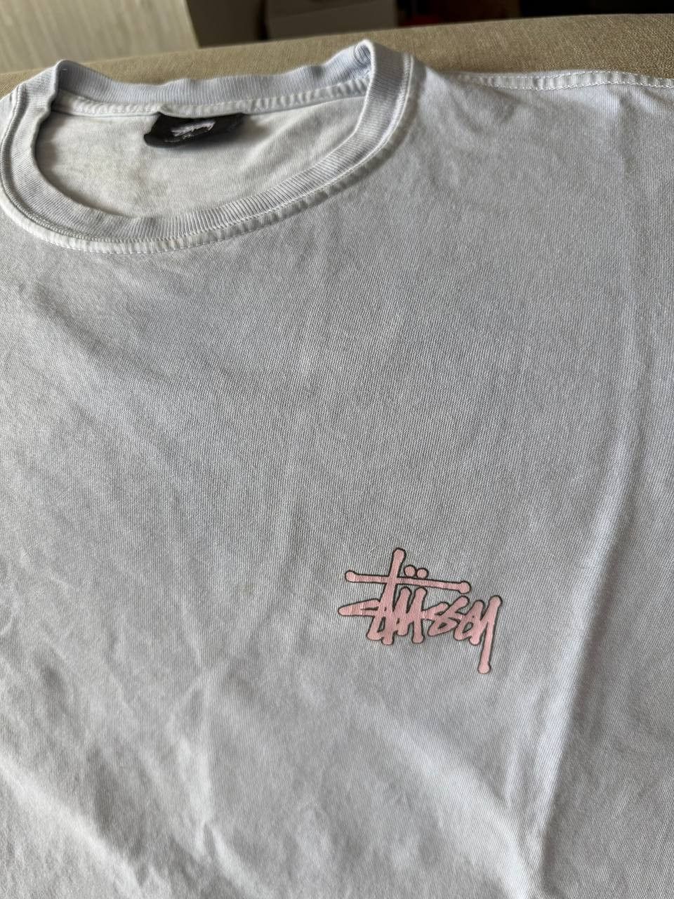 Stussy Stussy baby blue t-shirt oversize Size US XL / EU 56 / 4 - 4 Thumbnail
