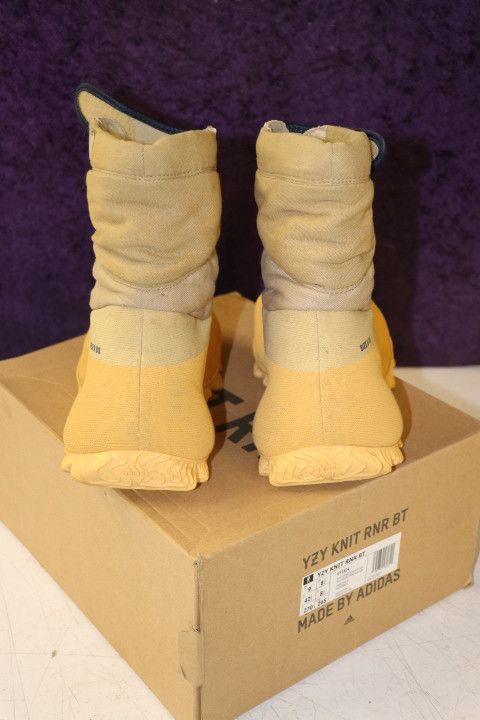 Adidas × Kanye West Adidas × Kanye West Yeezy YZY KNIT RNR Boot Sulfur Size US 9 / EU 42 - 7 Thumbnail