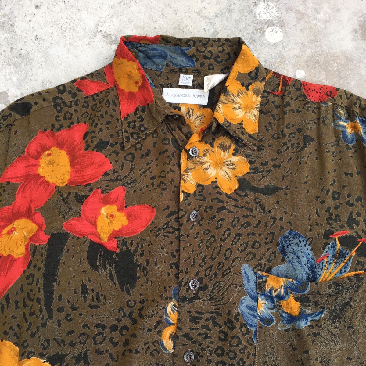 Other Vintage ALEXANDER POWER Made In Italy Rayon Hawaiian Shirt Size US M / EU 48-50 / 2 - 6 Thumbnail