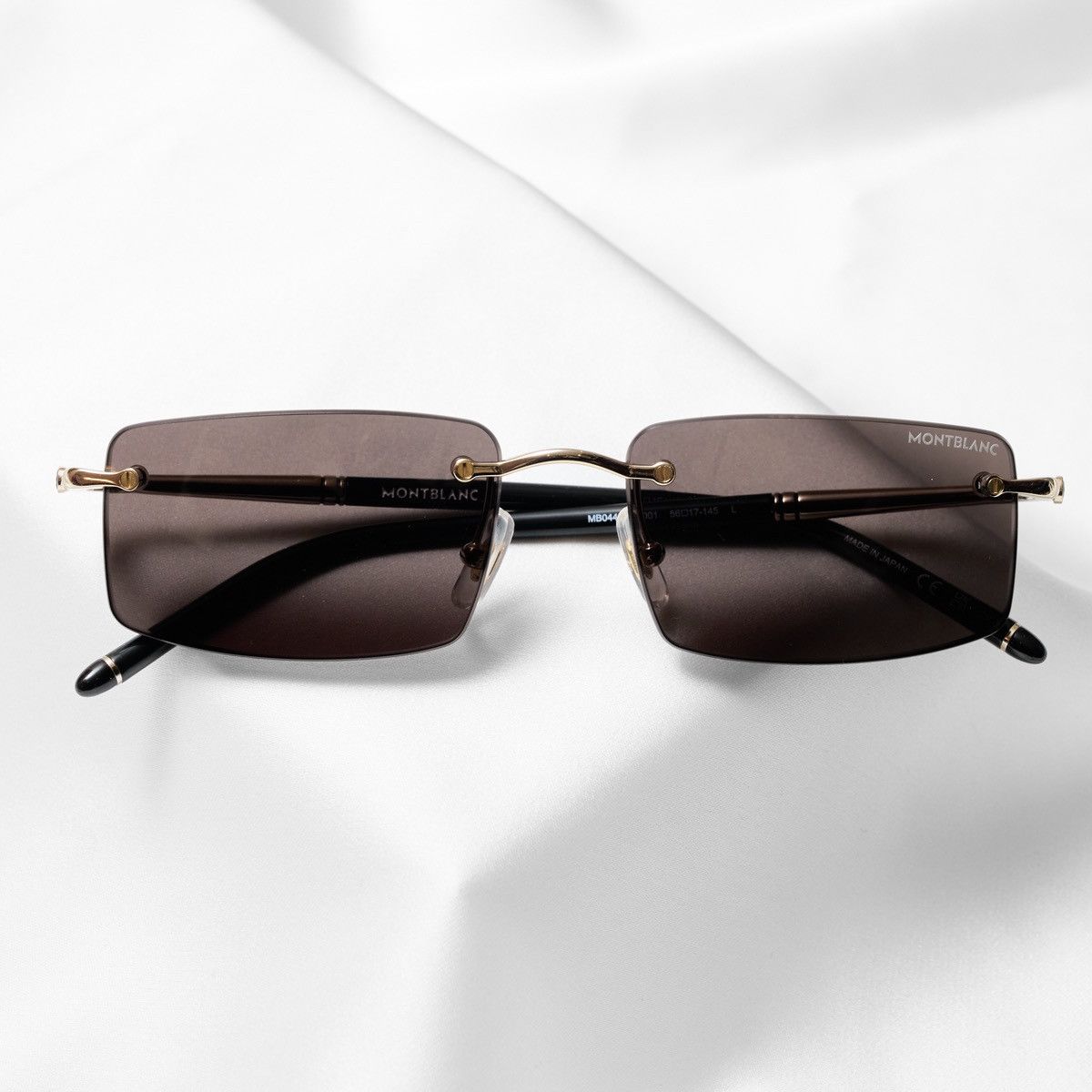Montblanc MONTBLANC MB0443S 001 SUNGLASSES Size ONE SIZE - 6 Thumbnail