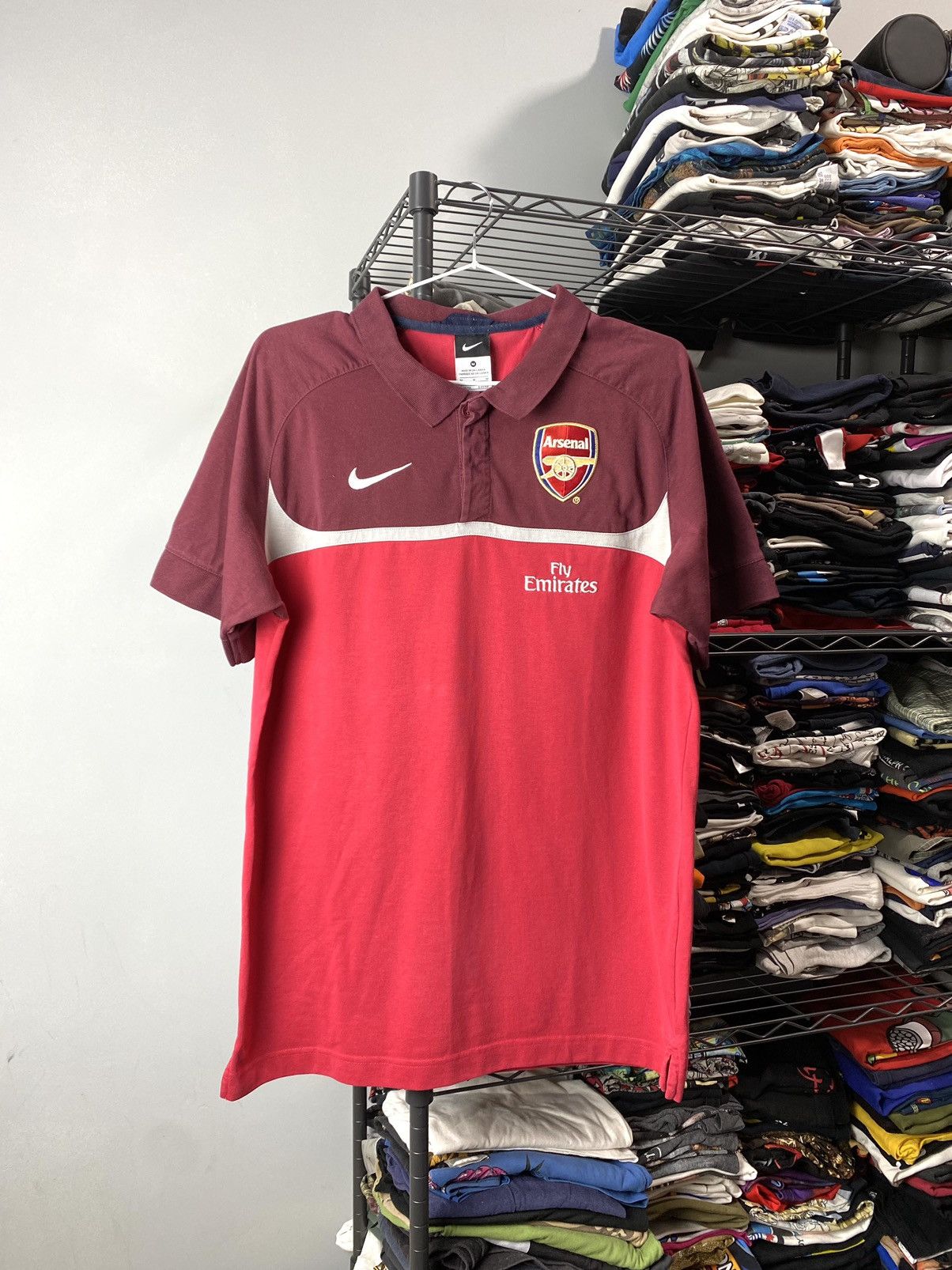 Nike Vintage Nike Arsenal Soccer T Shirt Jersey Size US M / EU 48-50 / 2 - 1 Thumbnail