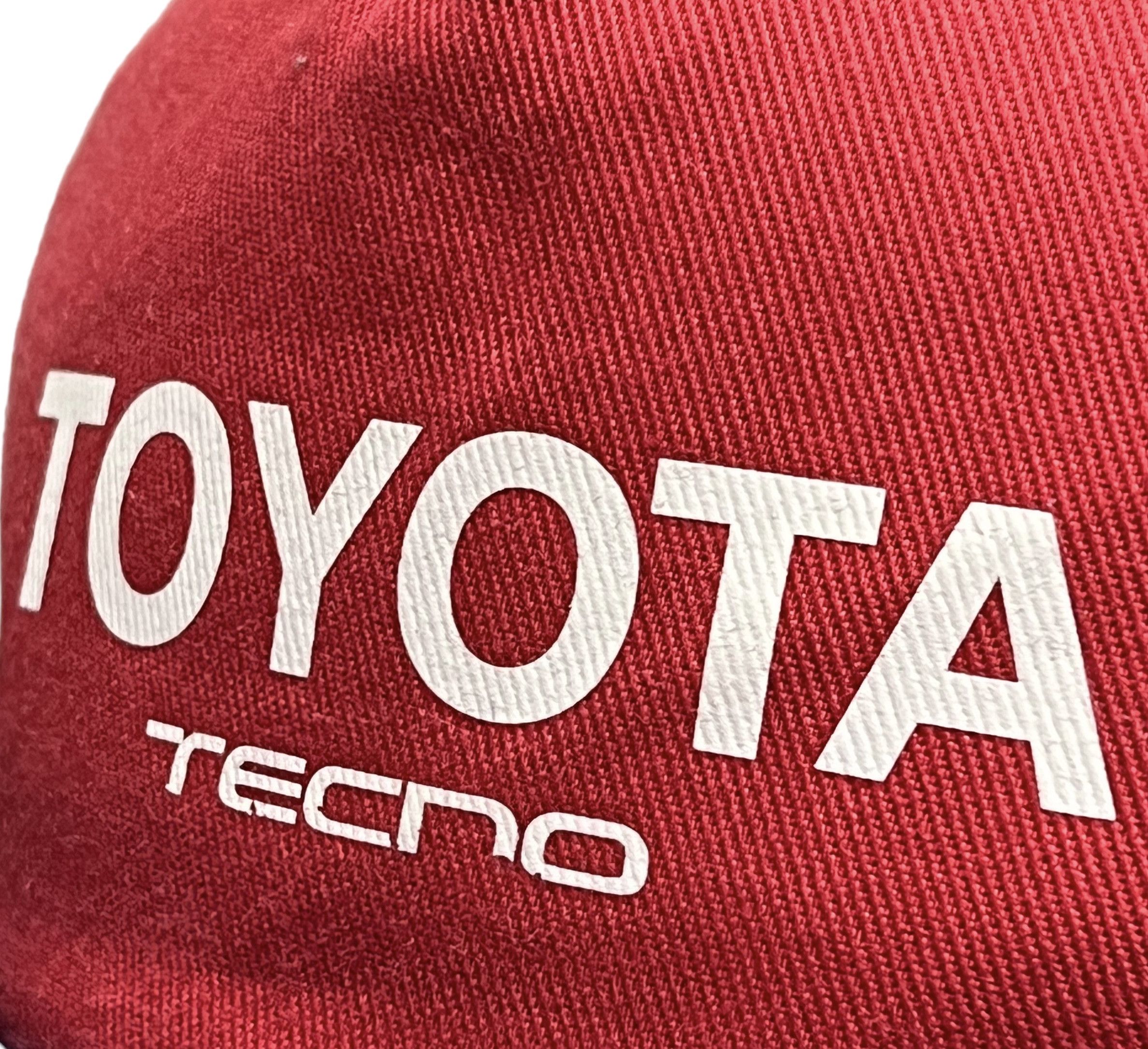 Japanese Brand 🎌 RARE 90’s TOYOTA TECNO Racing Japan Trucker Workers Hat Size ONE SIZE - 9 Thumbnail