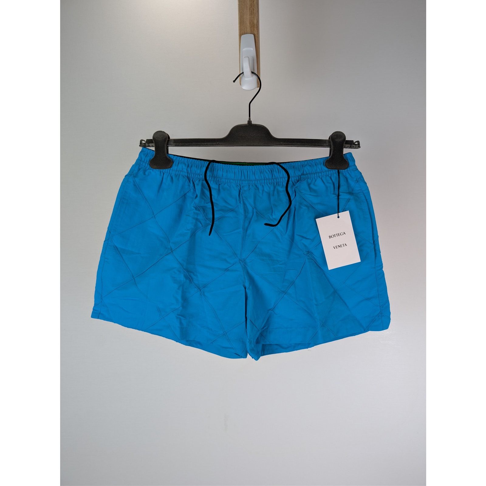 Bottega Veneta o1rshd1 Nylon Intreccio Swim Shorts in Blue Size US 32 / EU 48 - 2 Thumbnail