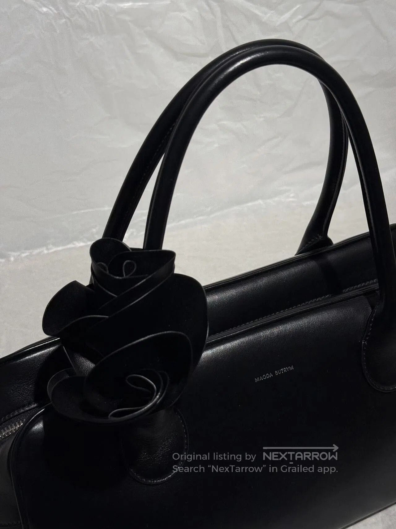 Magda Butrym Magda Butrym Black Bowling Bag. Size ONE SIZE - 7 Thumbnail