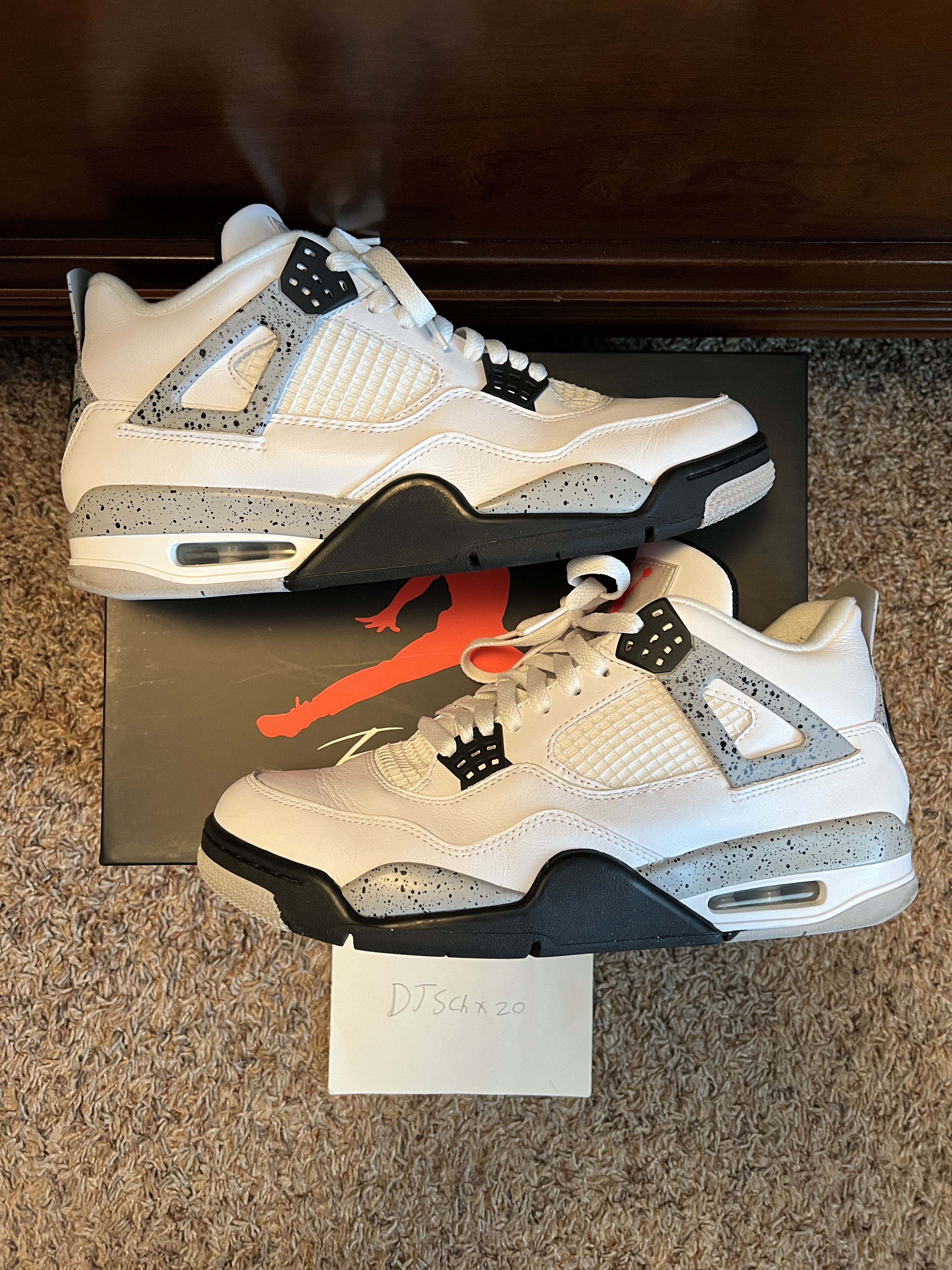 Jordan Brand Air Jordan 4 Retro "White Cement" (2016) Size US 10.5 / EU 43-44 - 2 Thumbnail