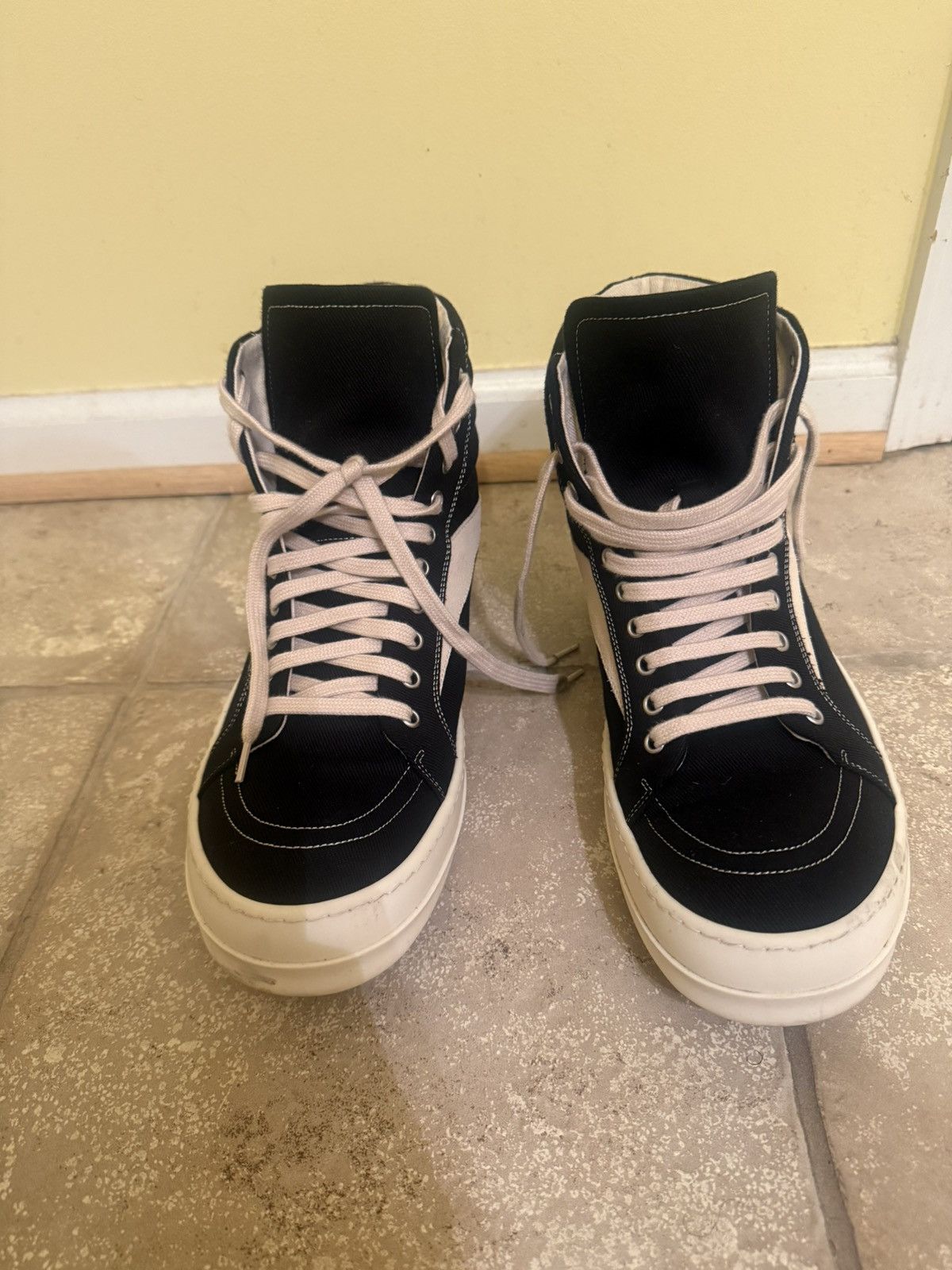 Rick Owens Drkshdw Rick Owens Drkshdw highs Size US 12 / EU 45 - 10 Thumbnail